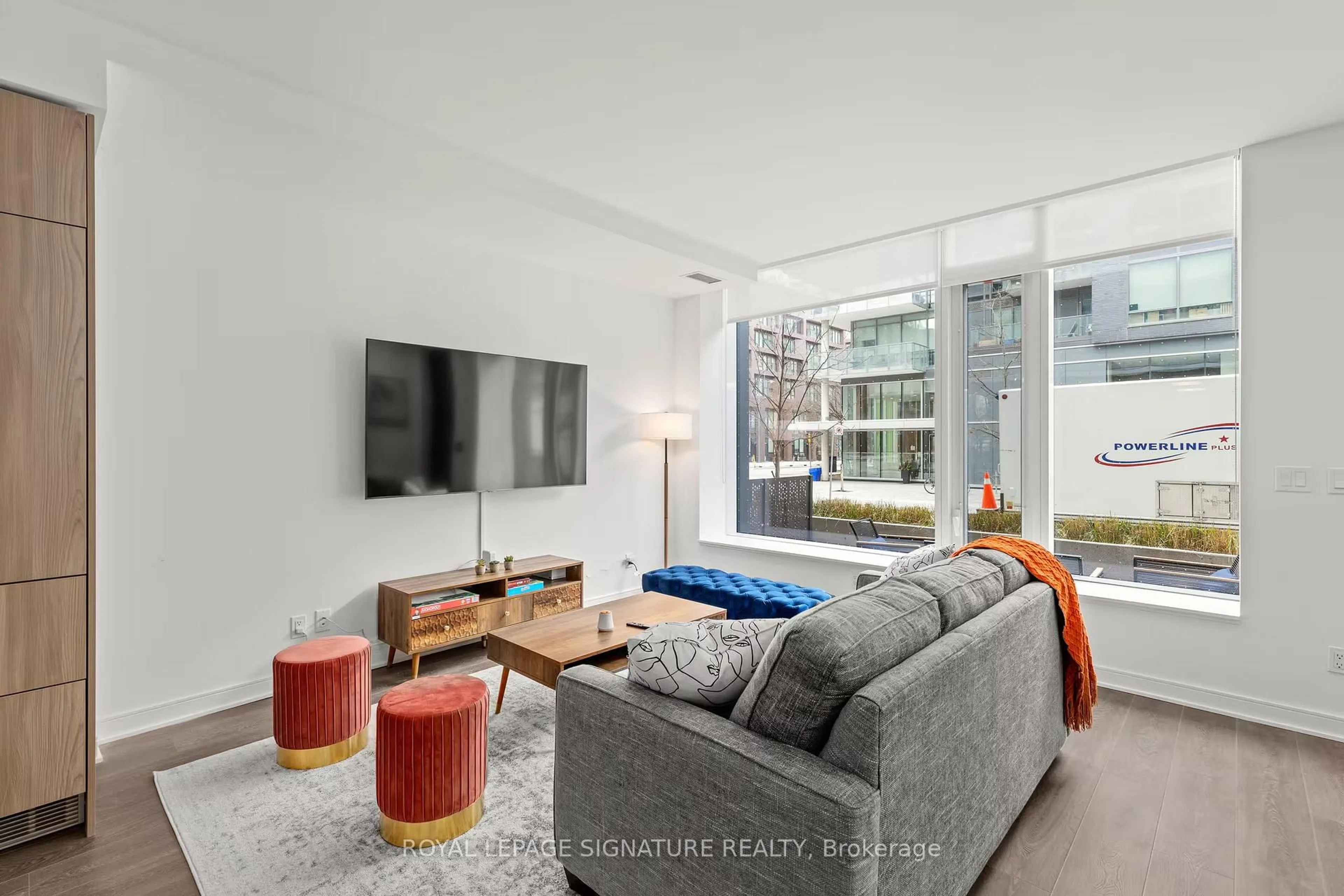 Living room with furniture, unknown for 180 Mill St #S-126, Toronto Ontario M5A 0V7