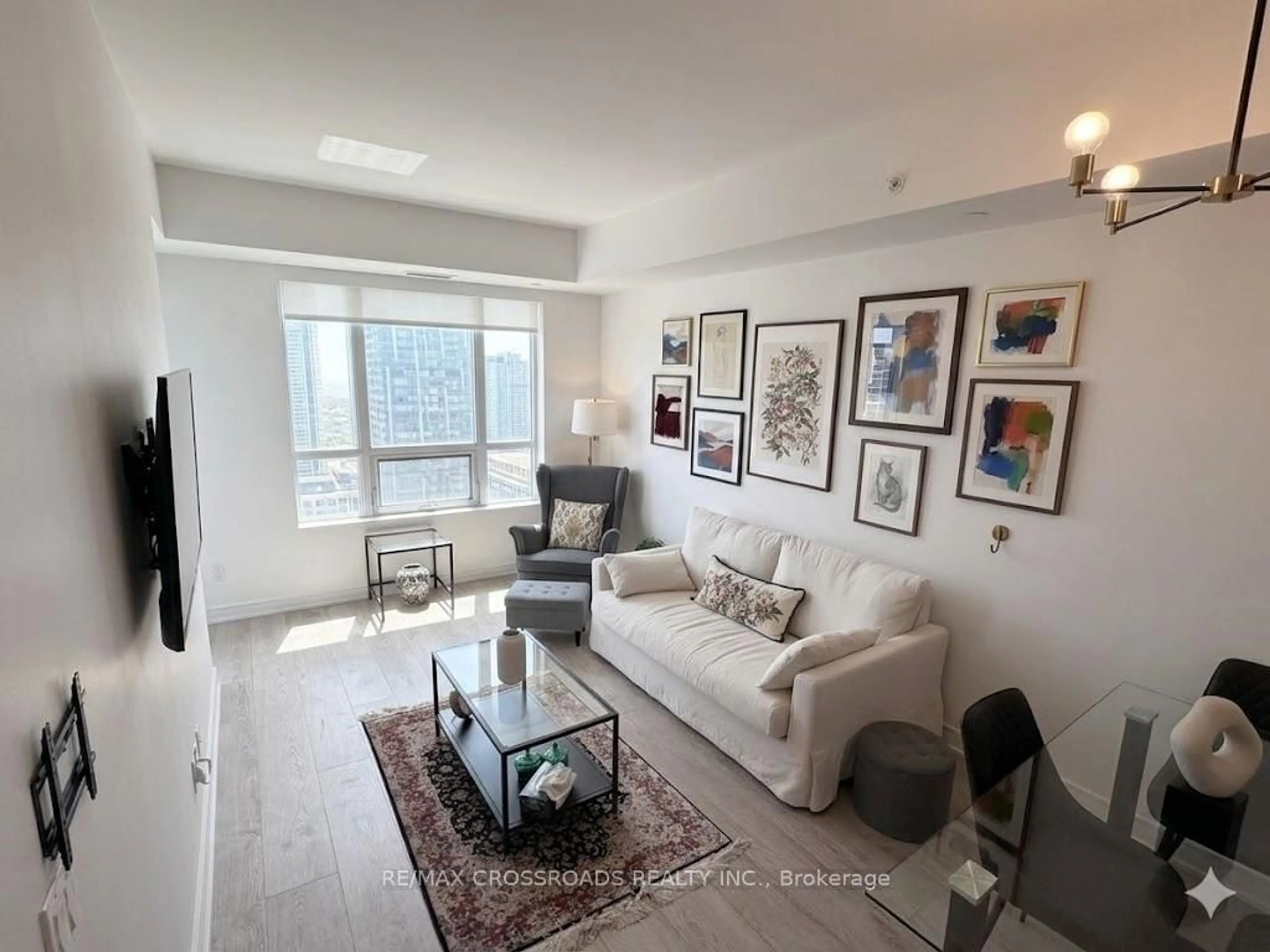 Living room with furniture, unknown for 88 Scott St #4308, Toronto Ontario M5E 0A9