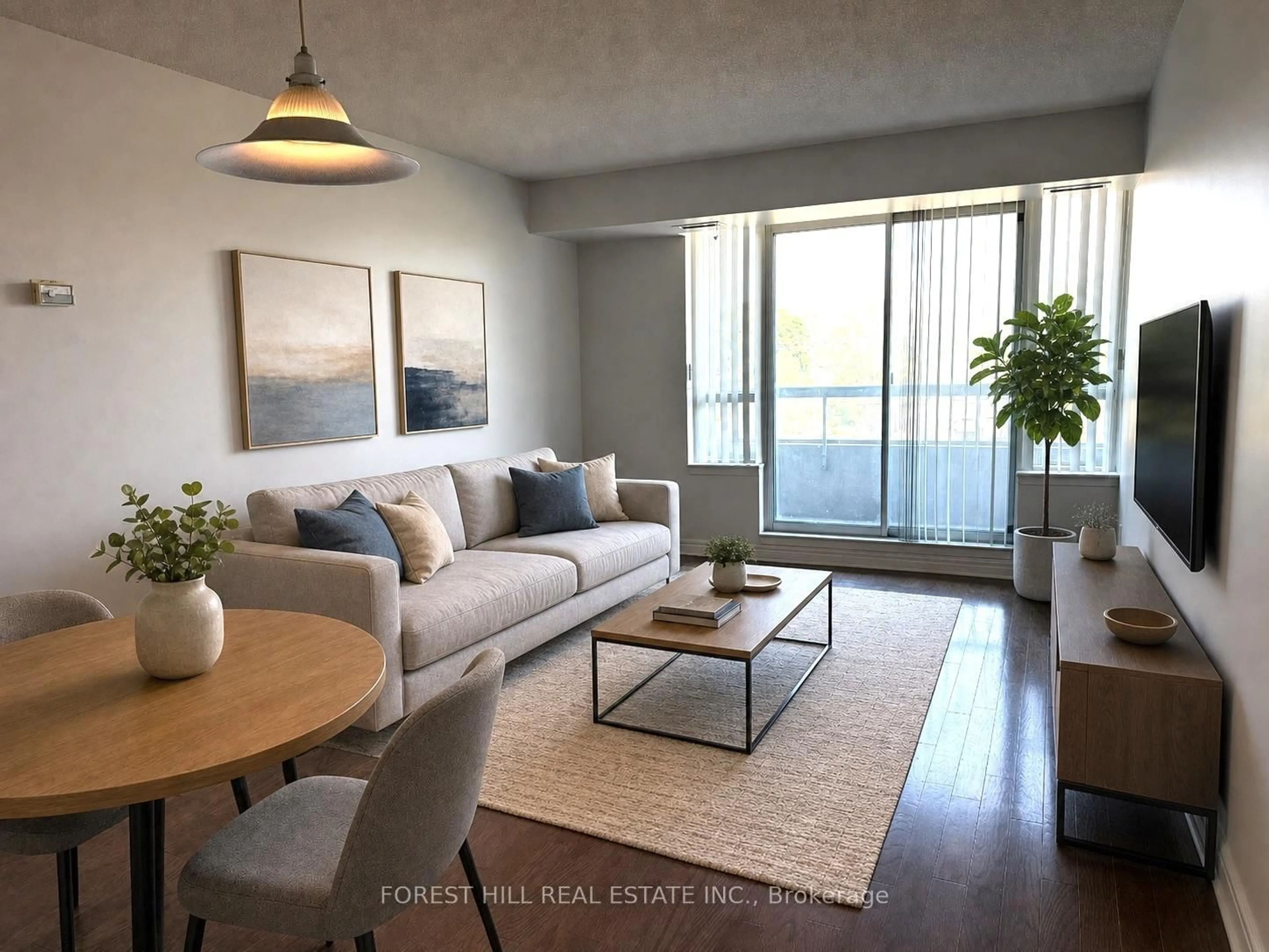 Living room with furniture, unknown for 2 Covington Rd #401, Toronto Ontario M6A 3E2
