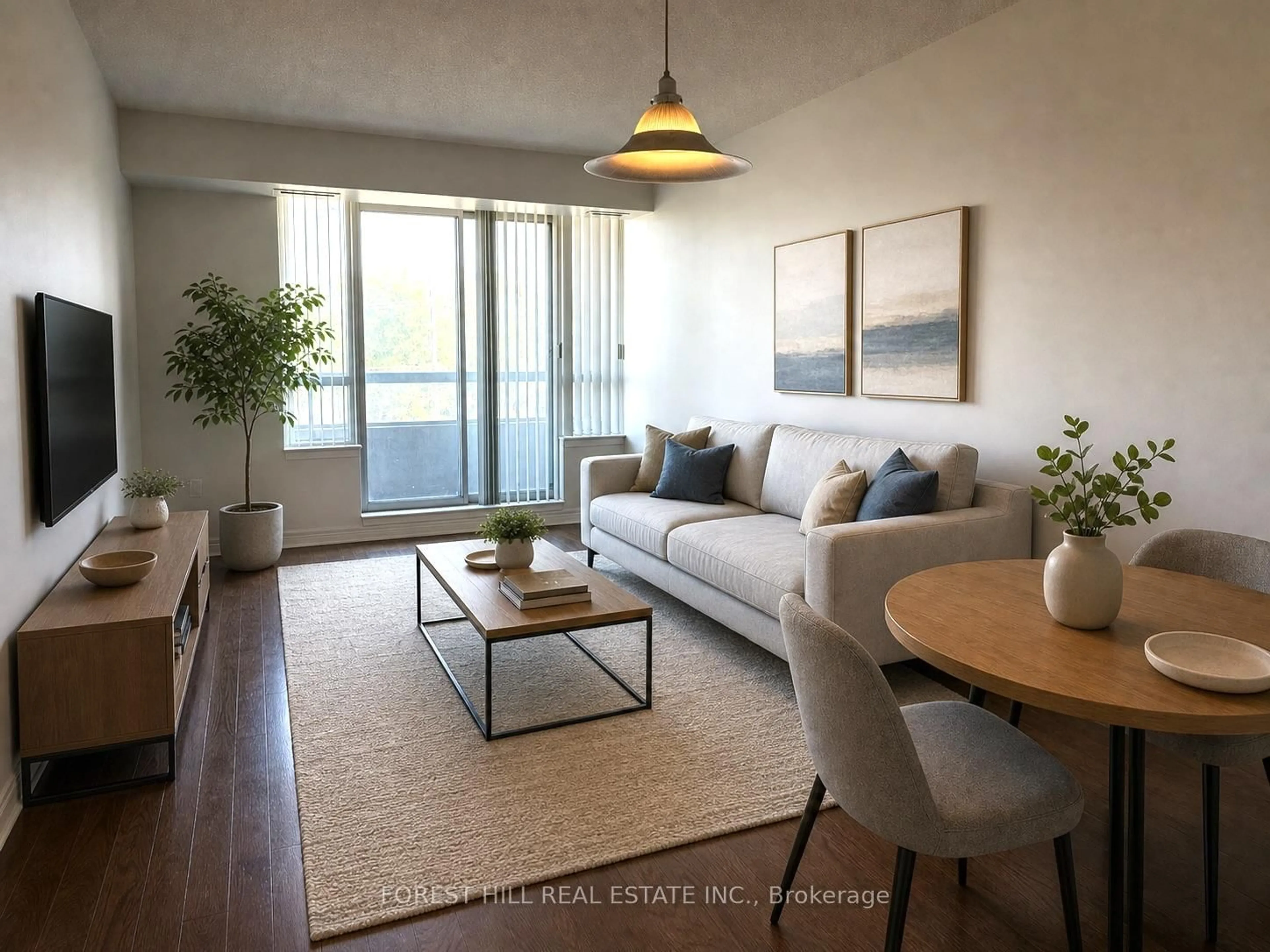 Living room with furniture, unknown for 2 Covington Rd #401, Toronto Ontario M6A 3E2