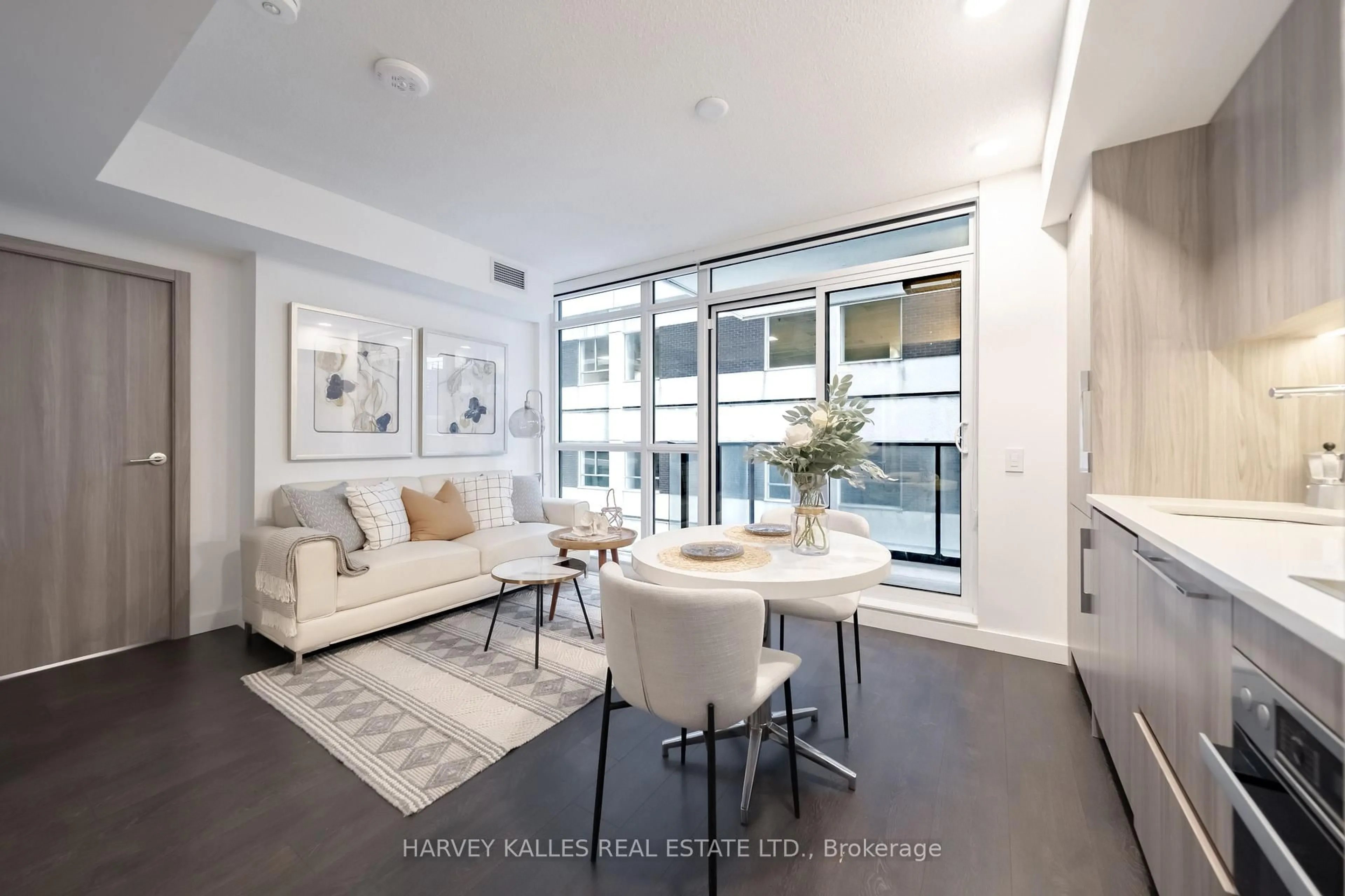 Living room with furniture, unknown for 38 Widmer St #710, Toronto Ontario M5V 2E9