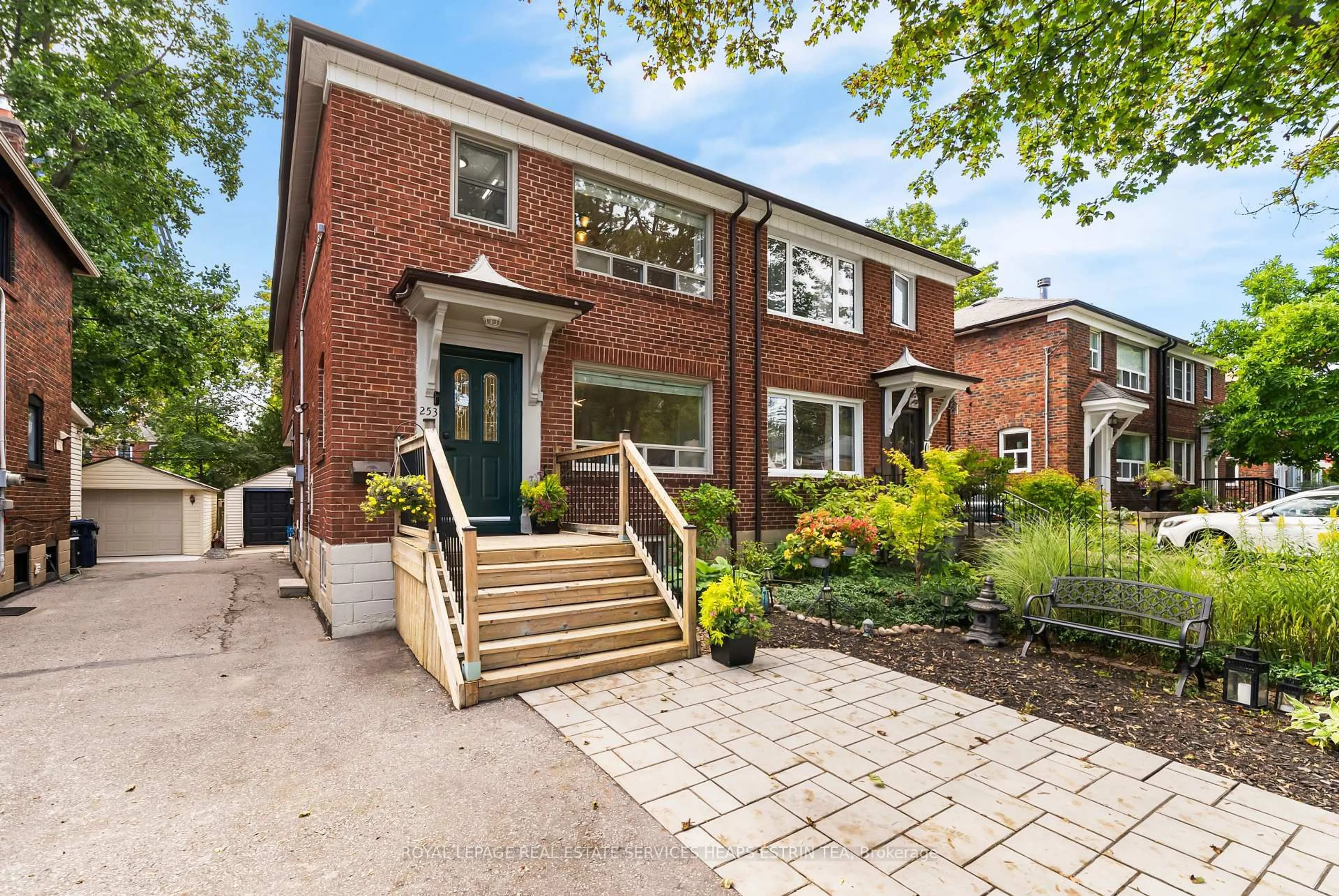 Home with brick exterior material, street for 253 Donlea Dr, Toronto Ontario M4G 2N3