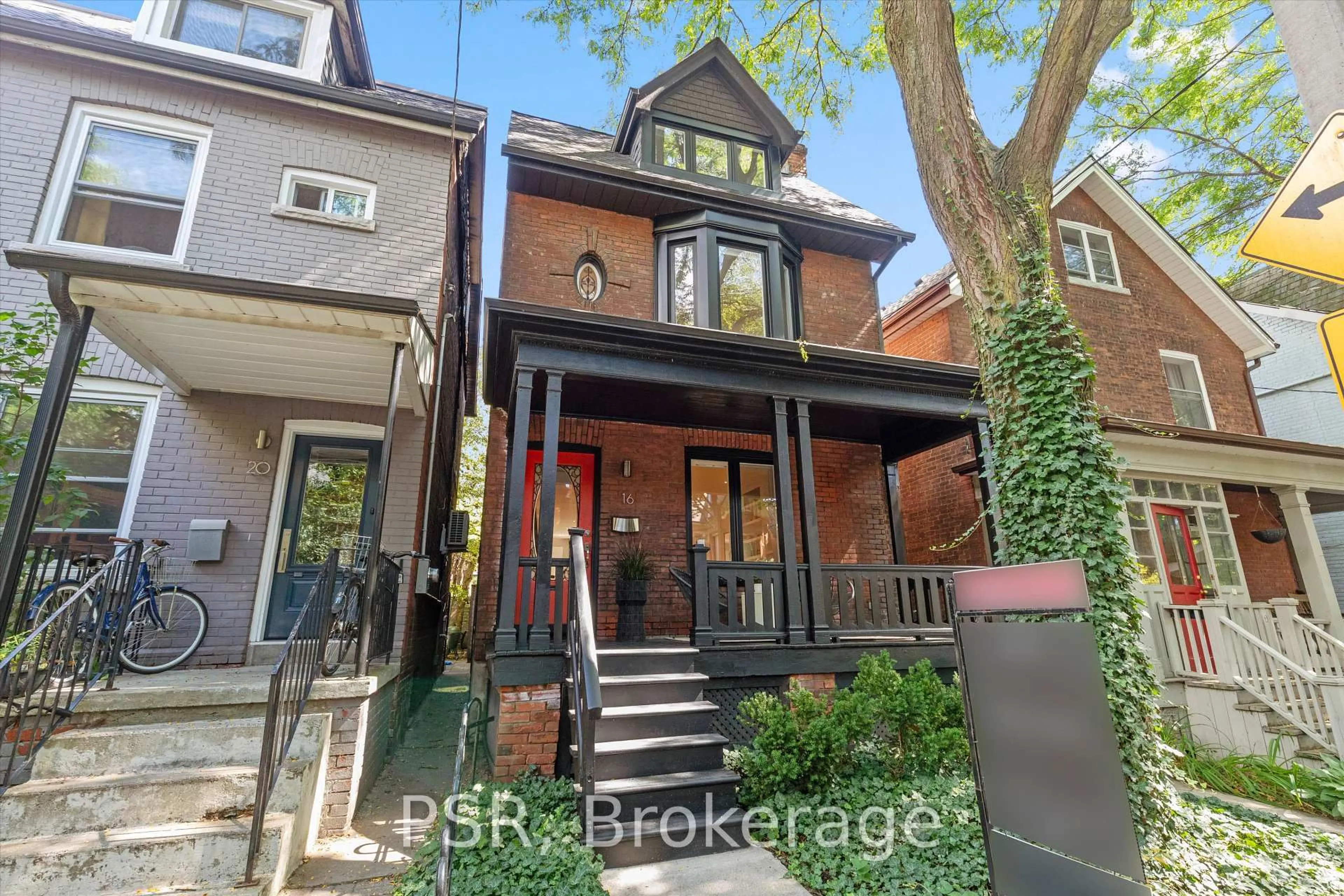 Home with brick exterior material, street for 16 Mackenzie Cres, Toronto Ontario M6J 1T1