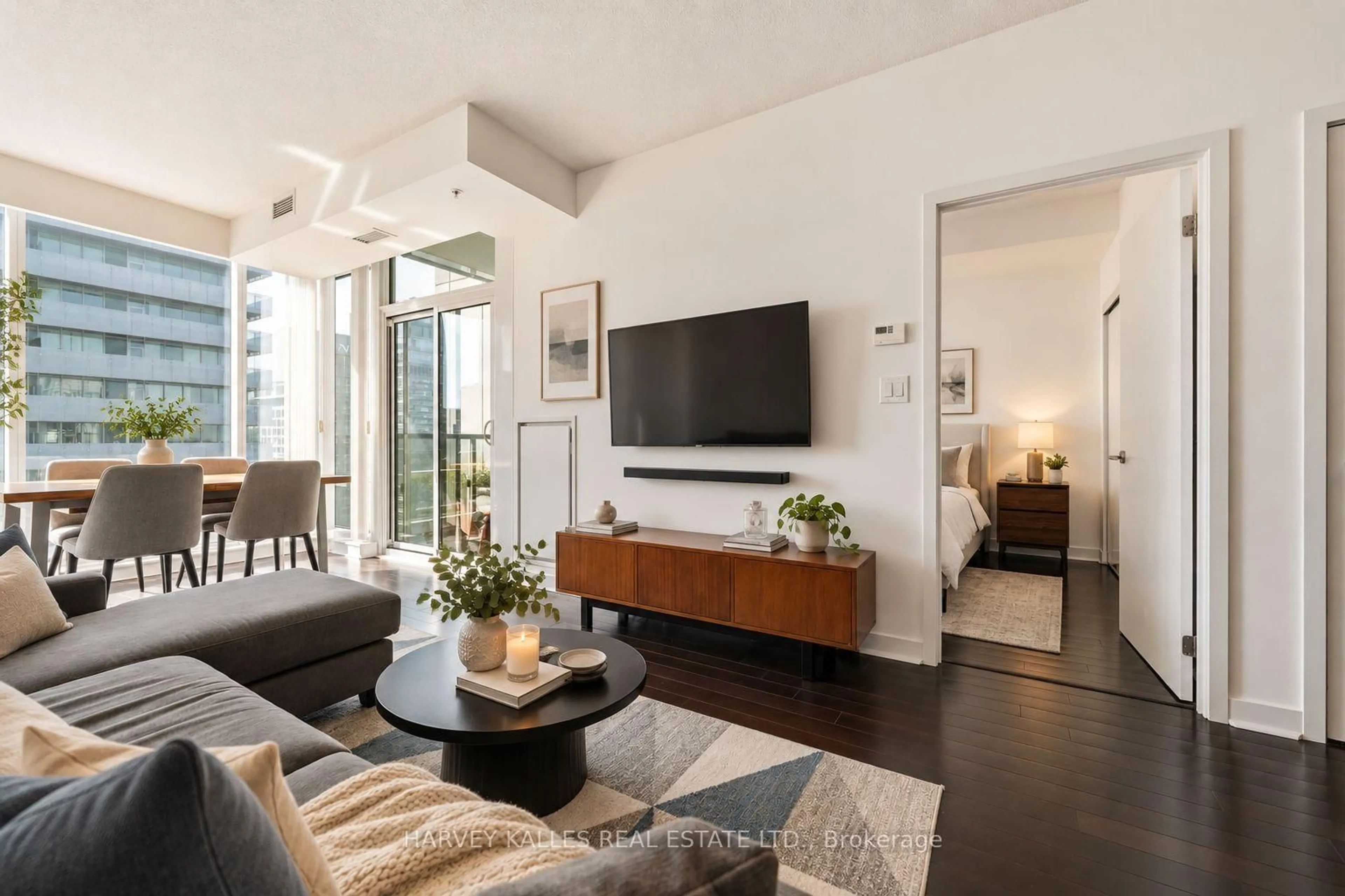 Living room with furniture, unknown for 295 Adelaide St #4208, Toronto Ontario M5V 0L4
