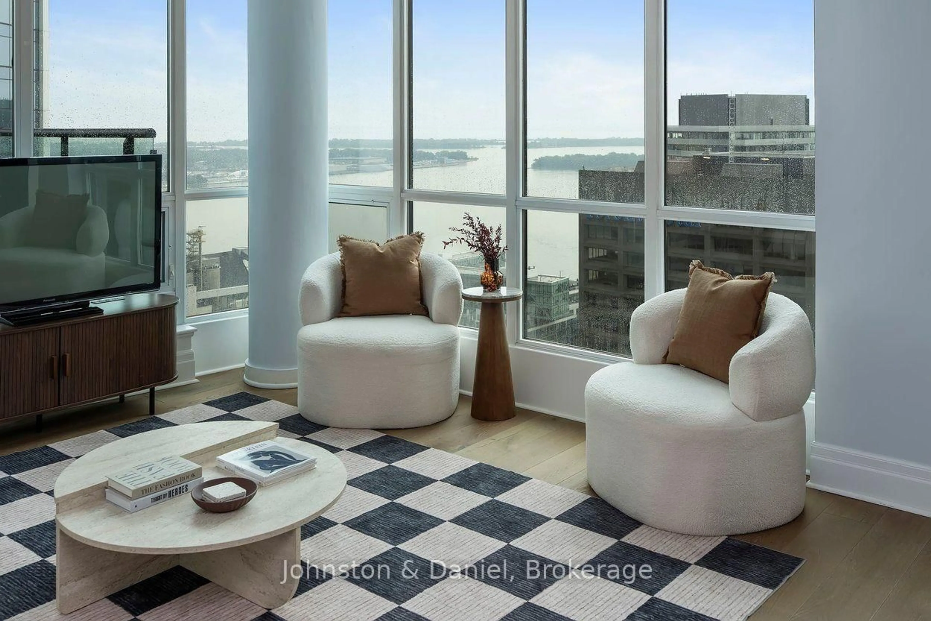 Living room with furniture, unknown for 16 Yonge St #3806, Toronto Ontario M5E 2A1