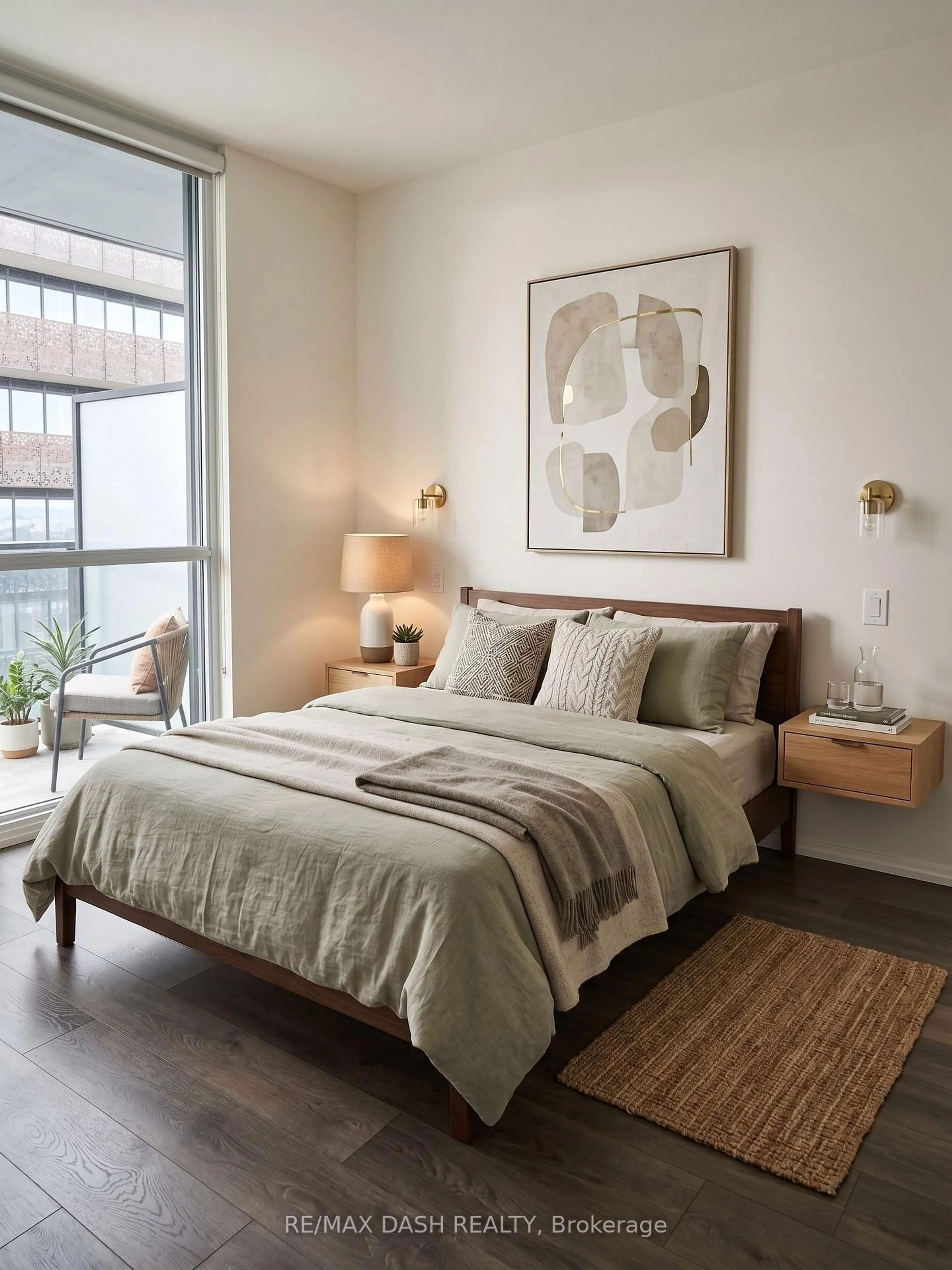 Bedroom with bed, unknown for 45 Charles St #4811, Toronto Ontario M4Y 0B8