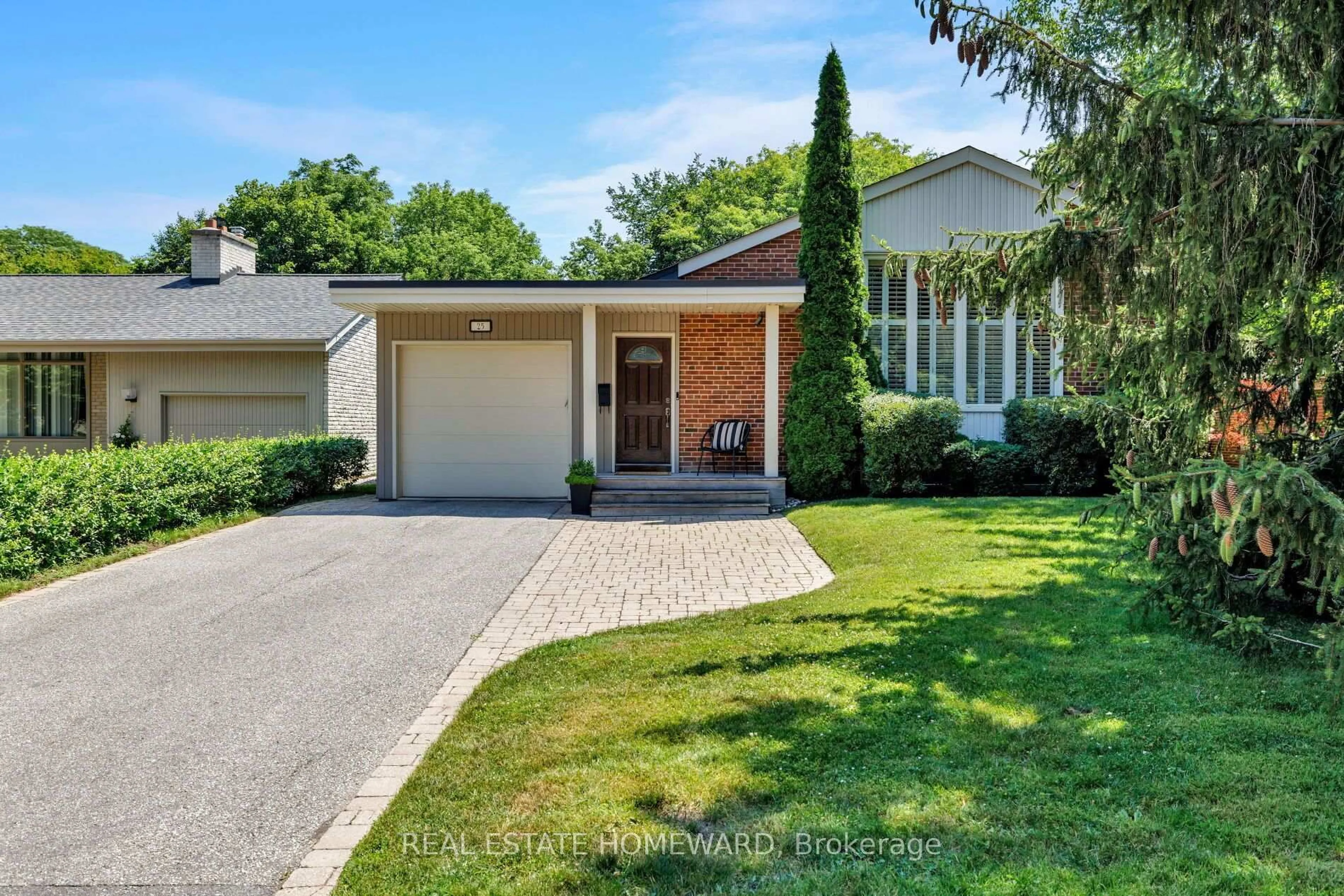 Home with brick exterior material, street for 25 Talwood Dr, Toronto Ontario M3B 2P4