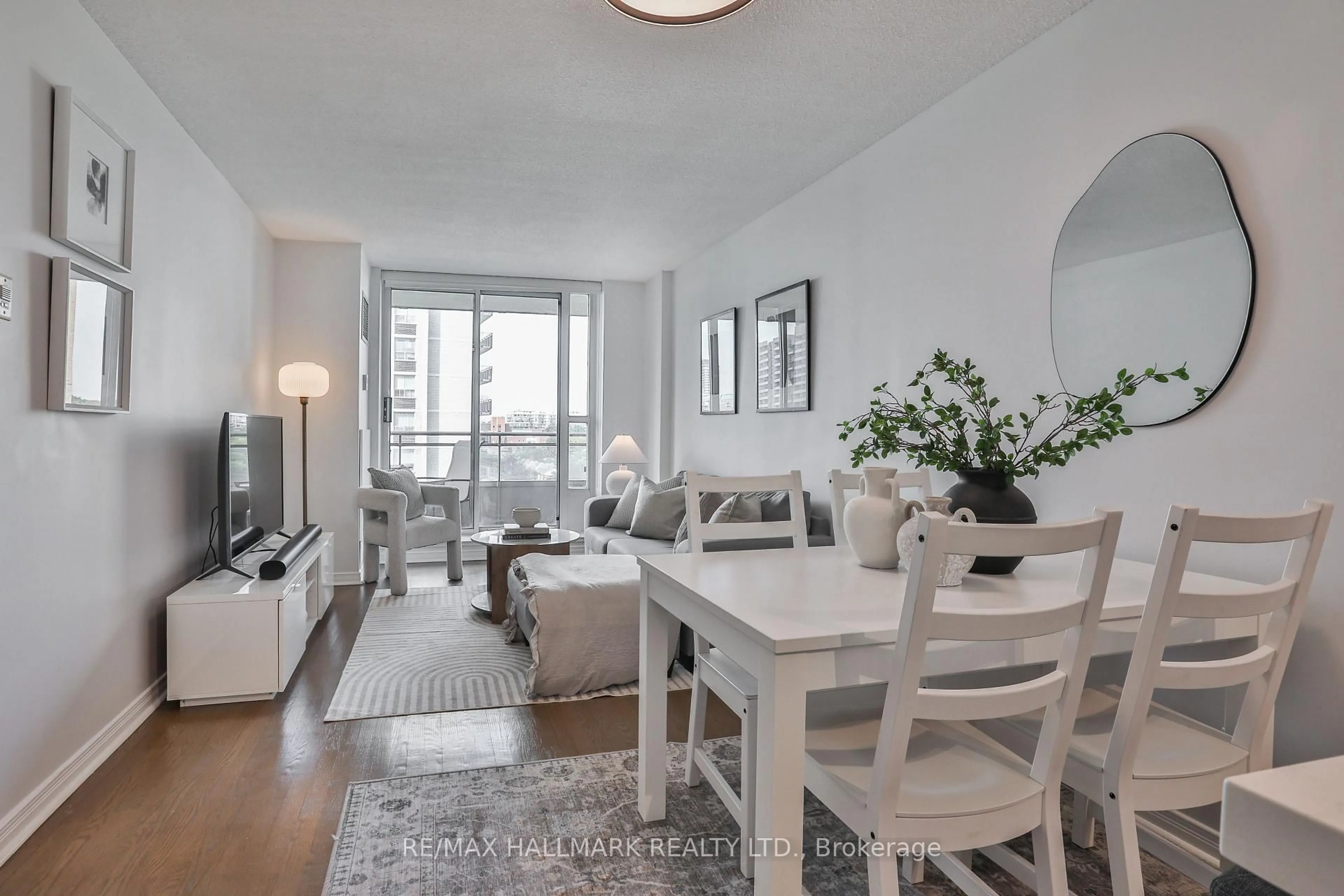 Living room with furniture, unknown for 245 Davisville Ave #716, Toronto Ontario M4S 3H4