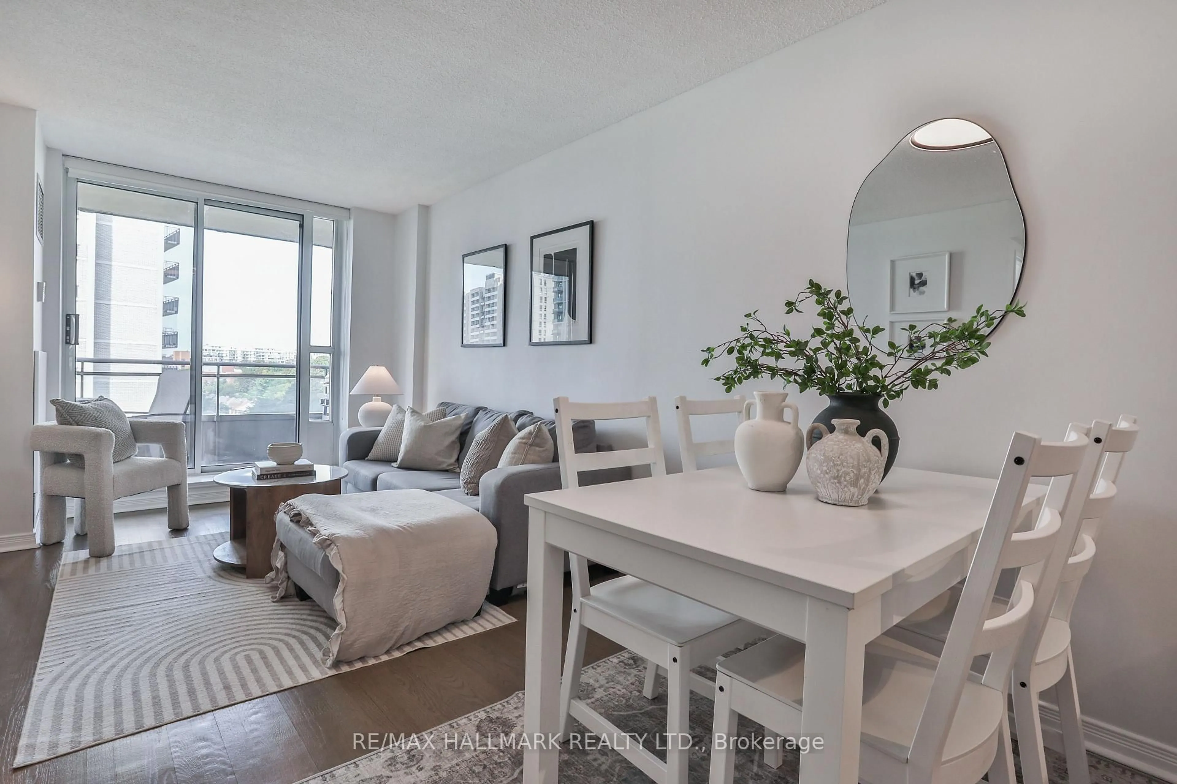 Living room with furniture, unknown for 245 Davisville Ave #716, Toronto Ontario M4S 3H4