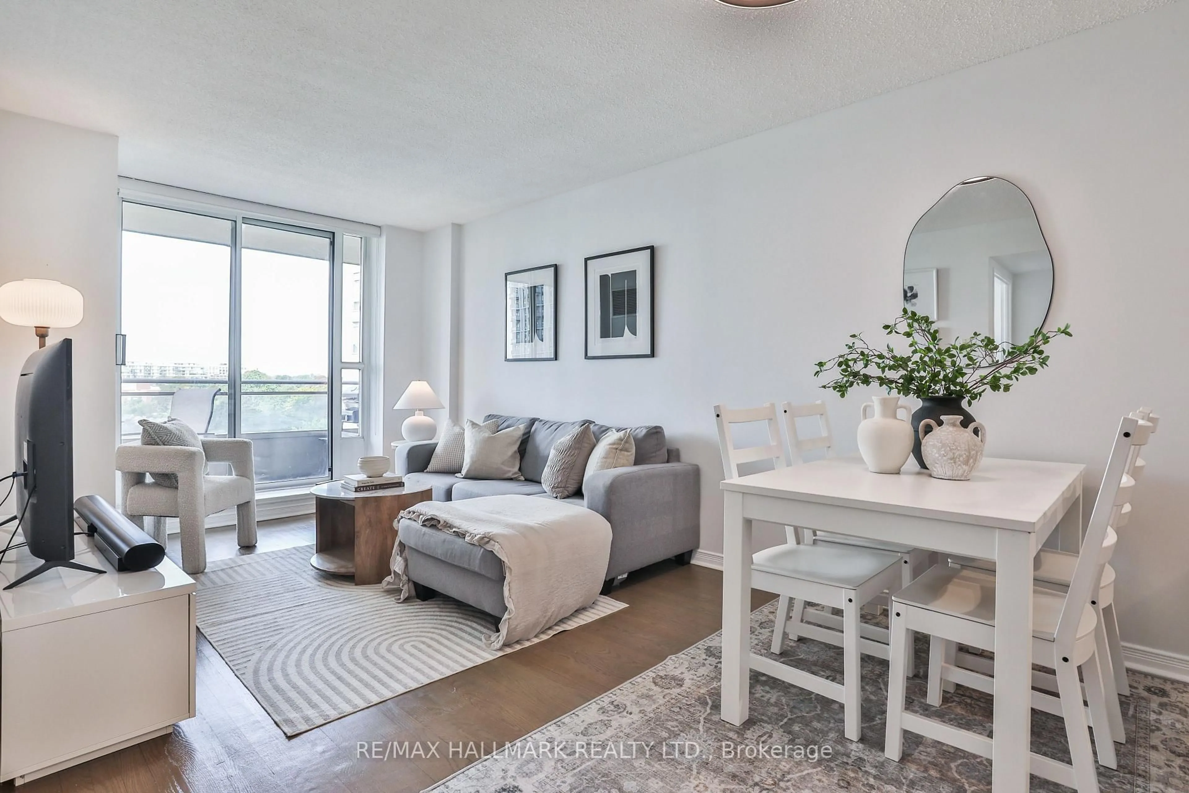 Living room with furniture, unknown for 245 Davisville Ave #716, Toronto Ontario M4S 3H4