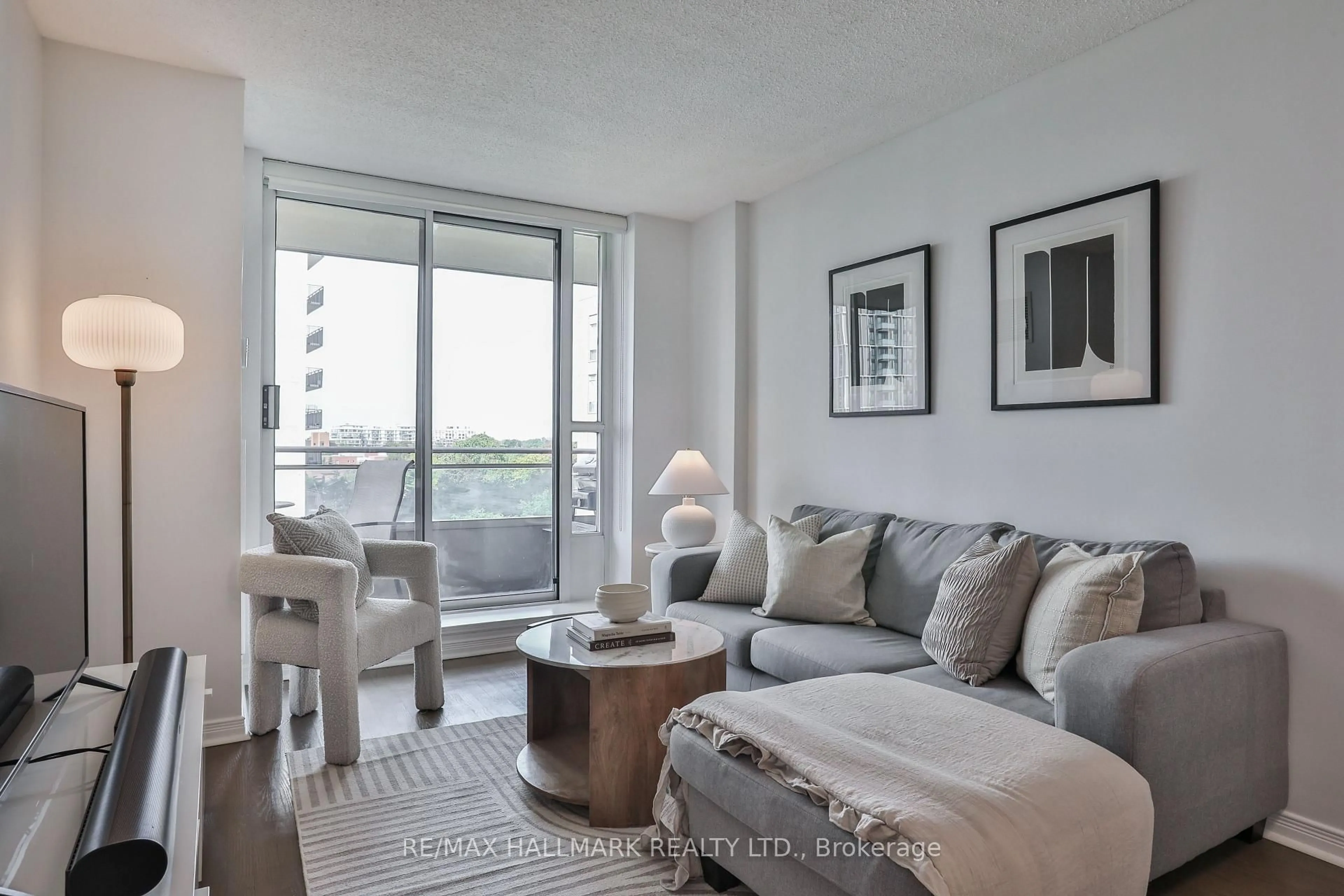 Living room with furniture, unknown for 245 Davisville Ave #716, Toronto Ontario M4S 3H4