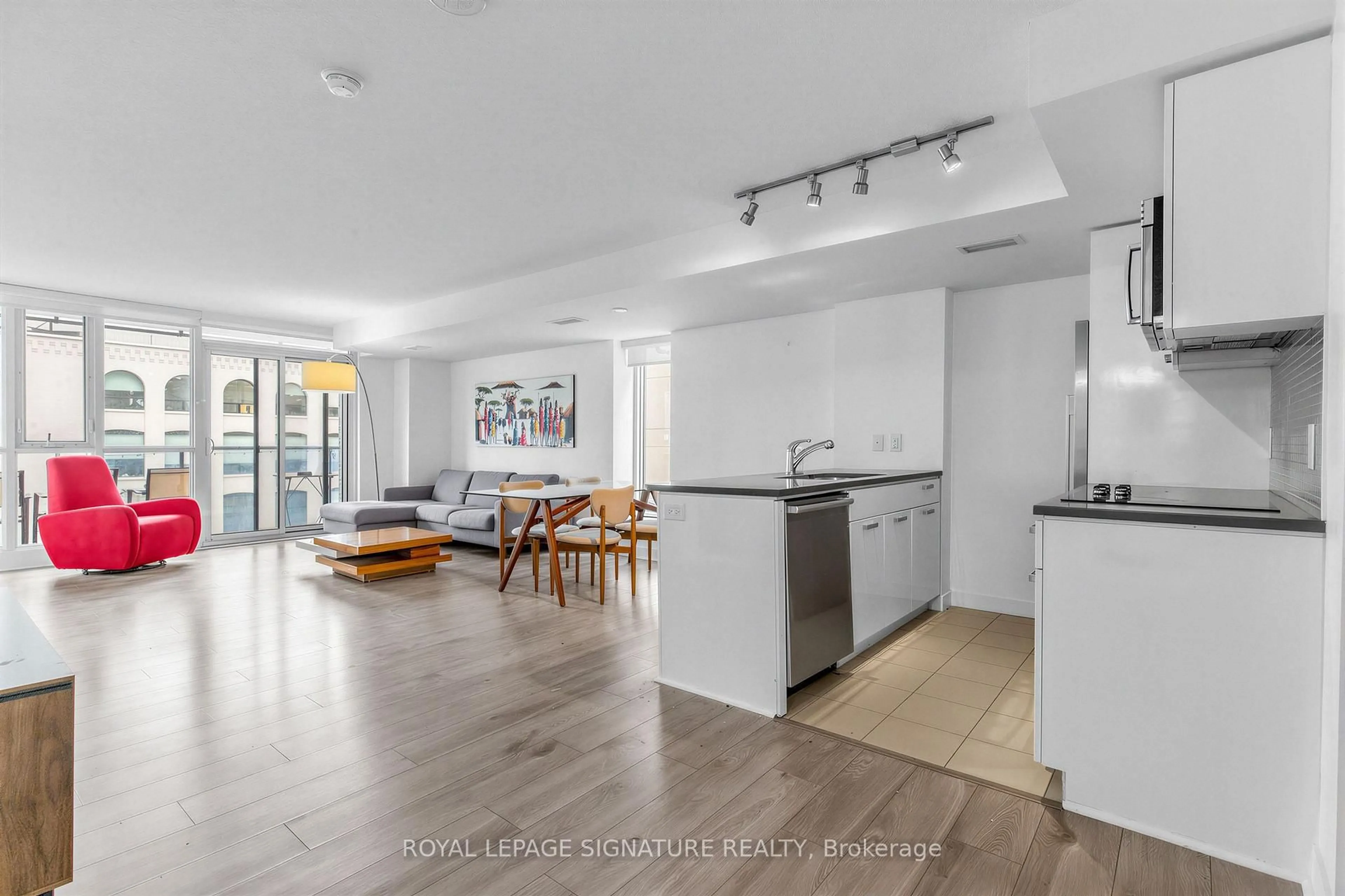 Open concept kitchen, unknown for 295 Adelaide St #414, Toronto Ontario M5V 0L4