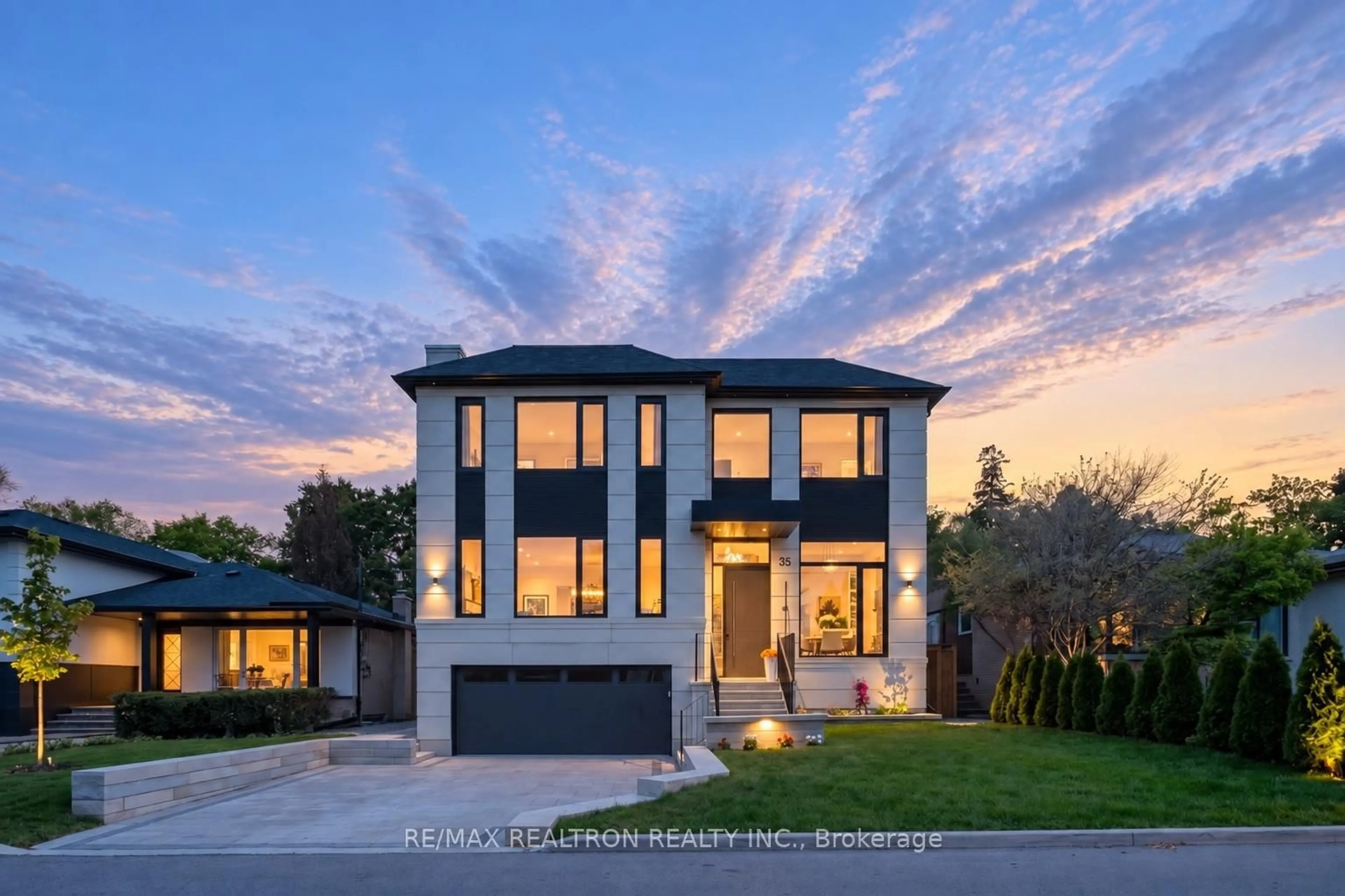 Home with brick exterior material, street for 35 Foxwarren Dr, Toronto Ontario M2K 1L1