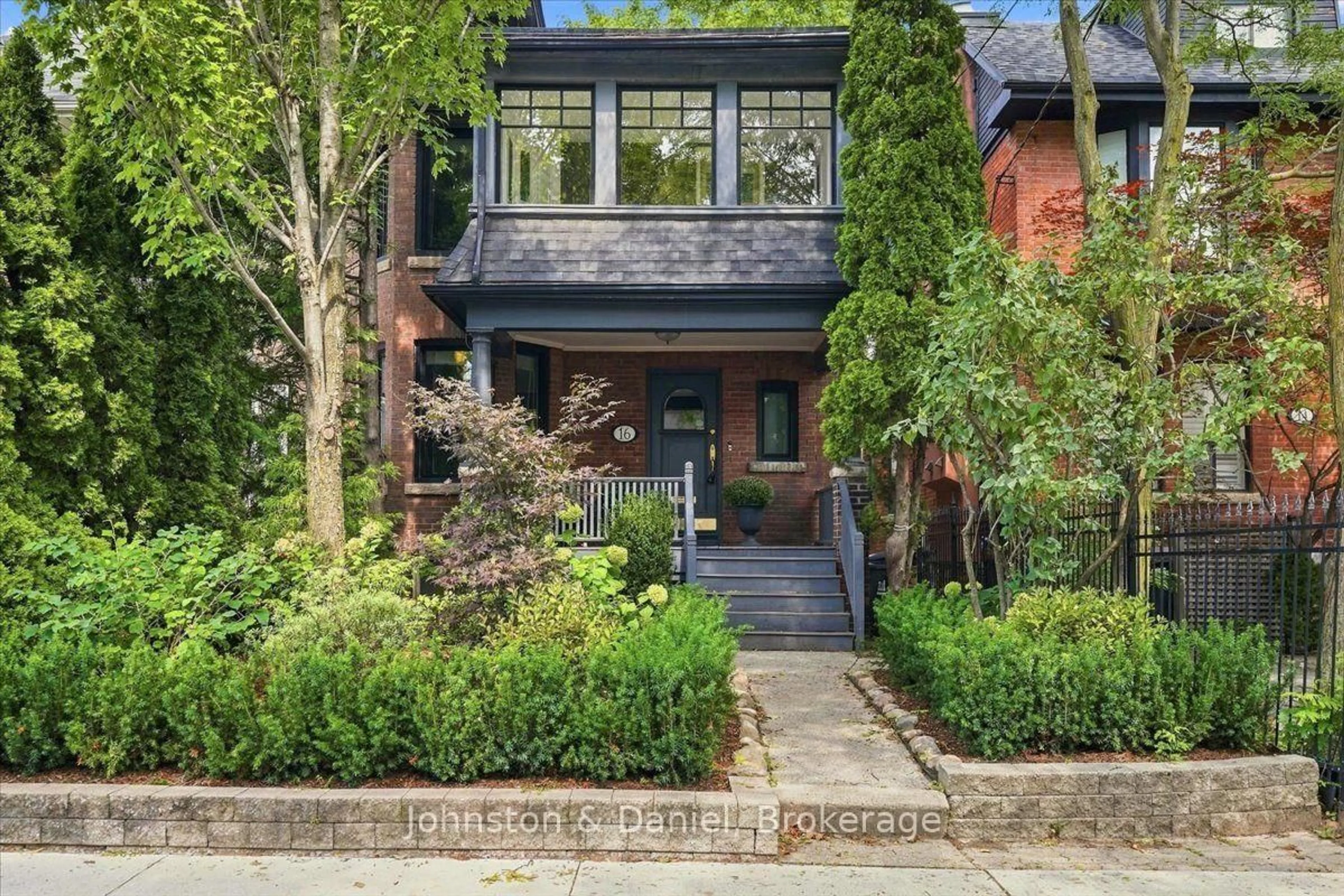 Home with brick exterior material, street for 16 Barton Ave, Toronto Ontario M5R 1G8