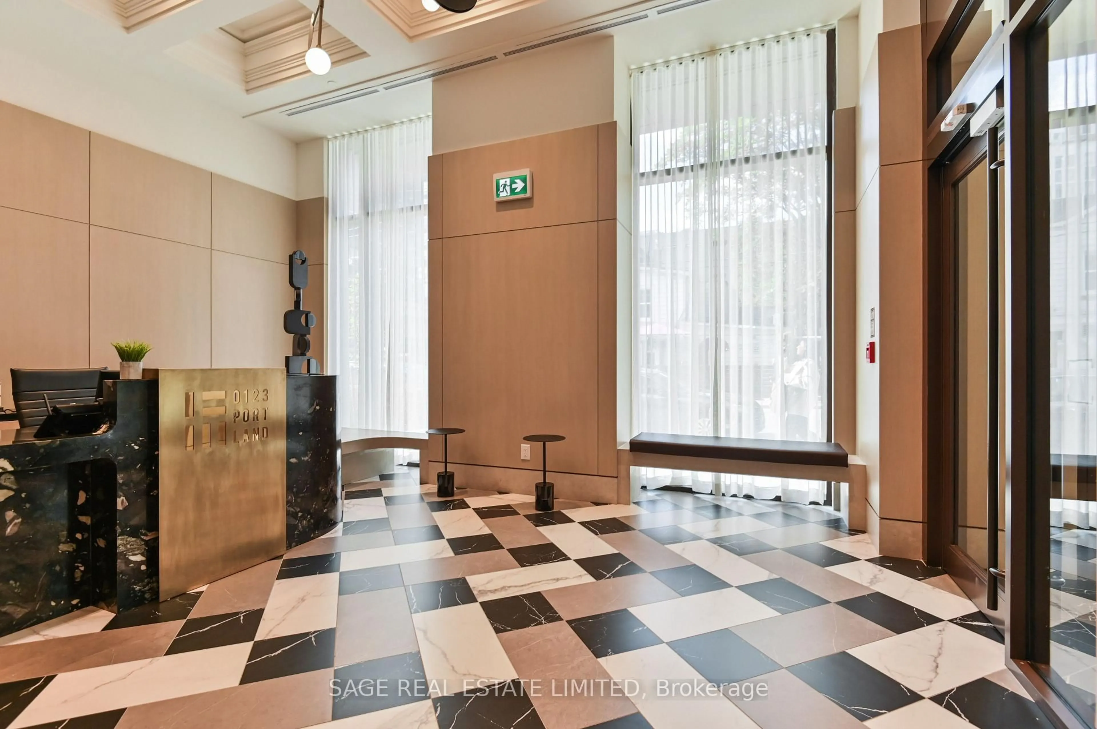 Indoor foyer for 123 Portland St #1007, Toronto Ontario M5V 0V9