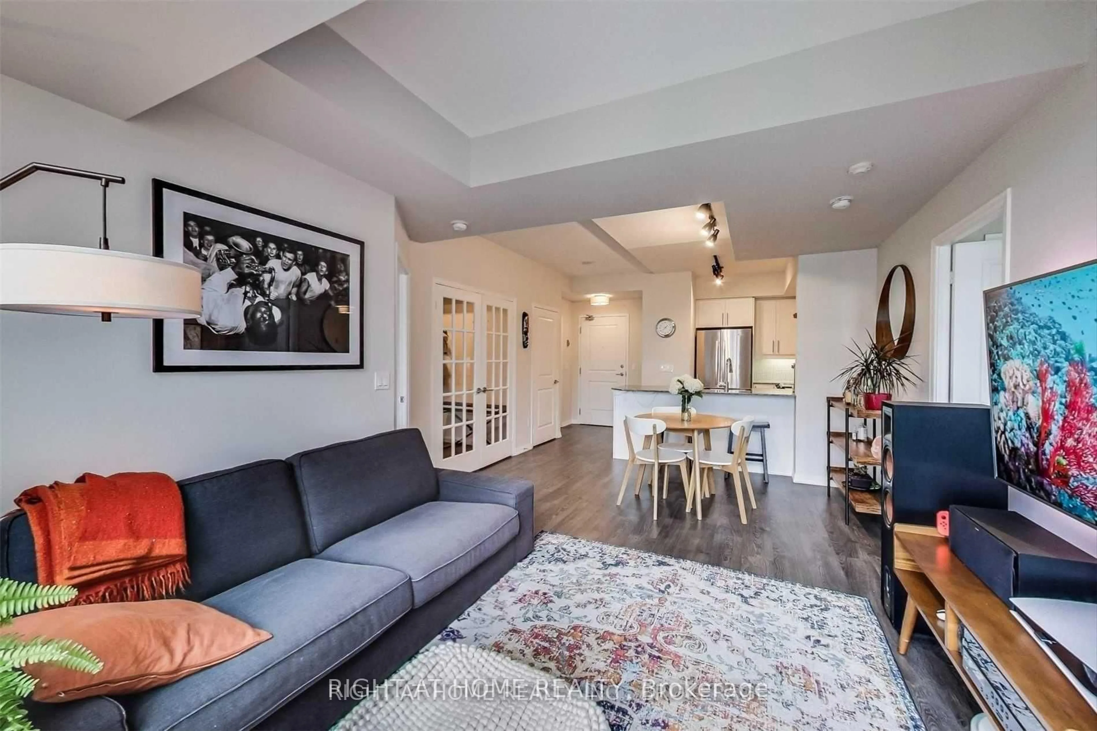 Living room with furniture, unknown for 75 East Liberty St #2401, Toronto Ontario M6K 0A2