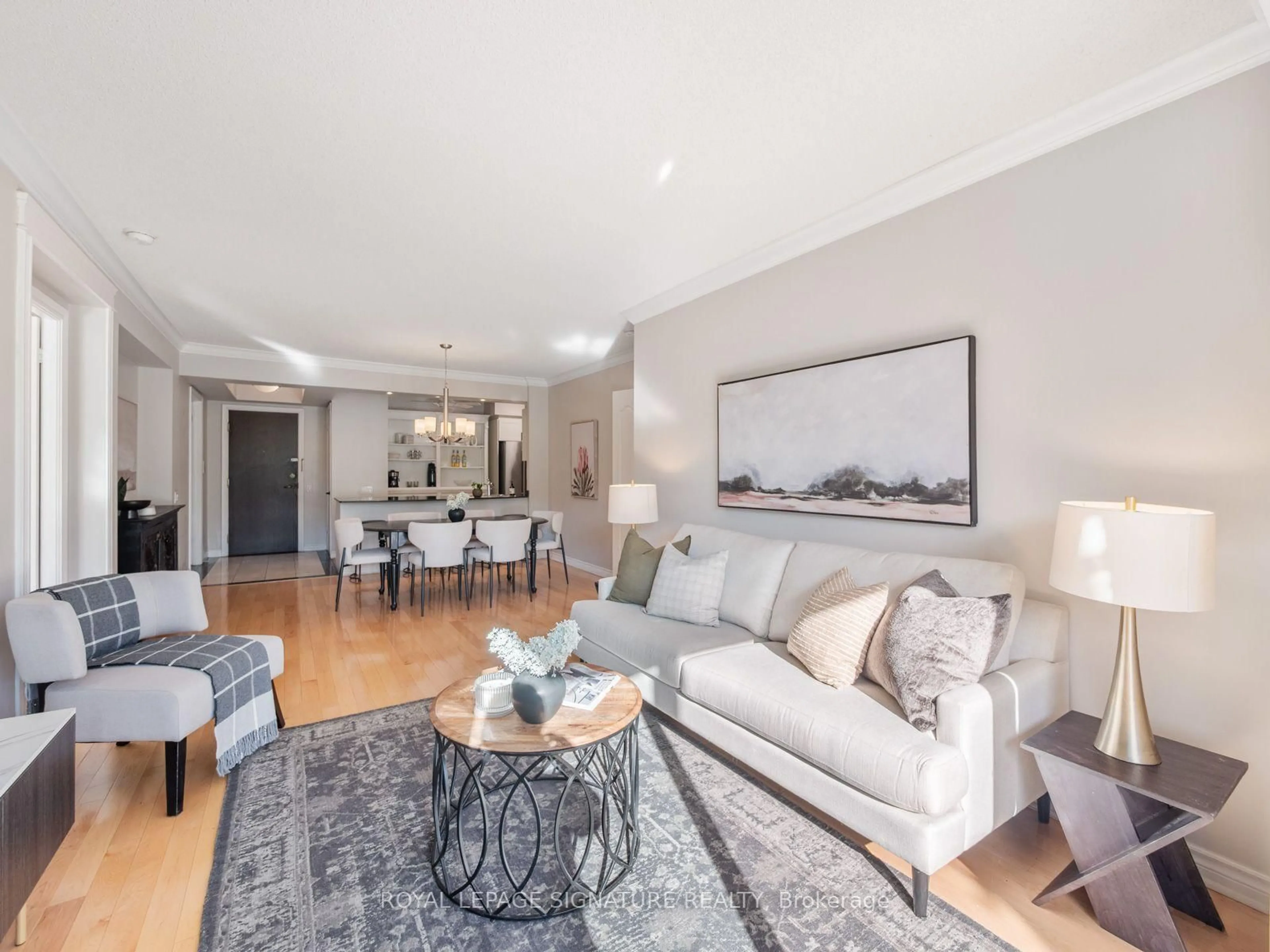 Living room with furniture, unknown for 18 William Carson Cres #612, Toronto Ontario M2P 2G6