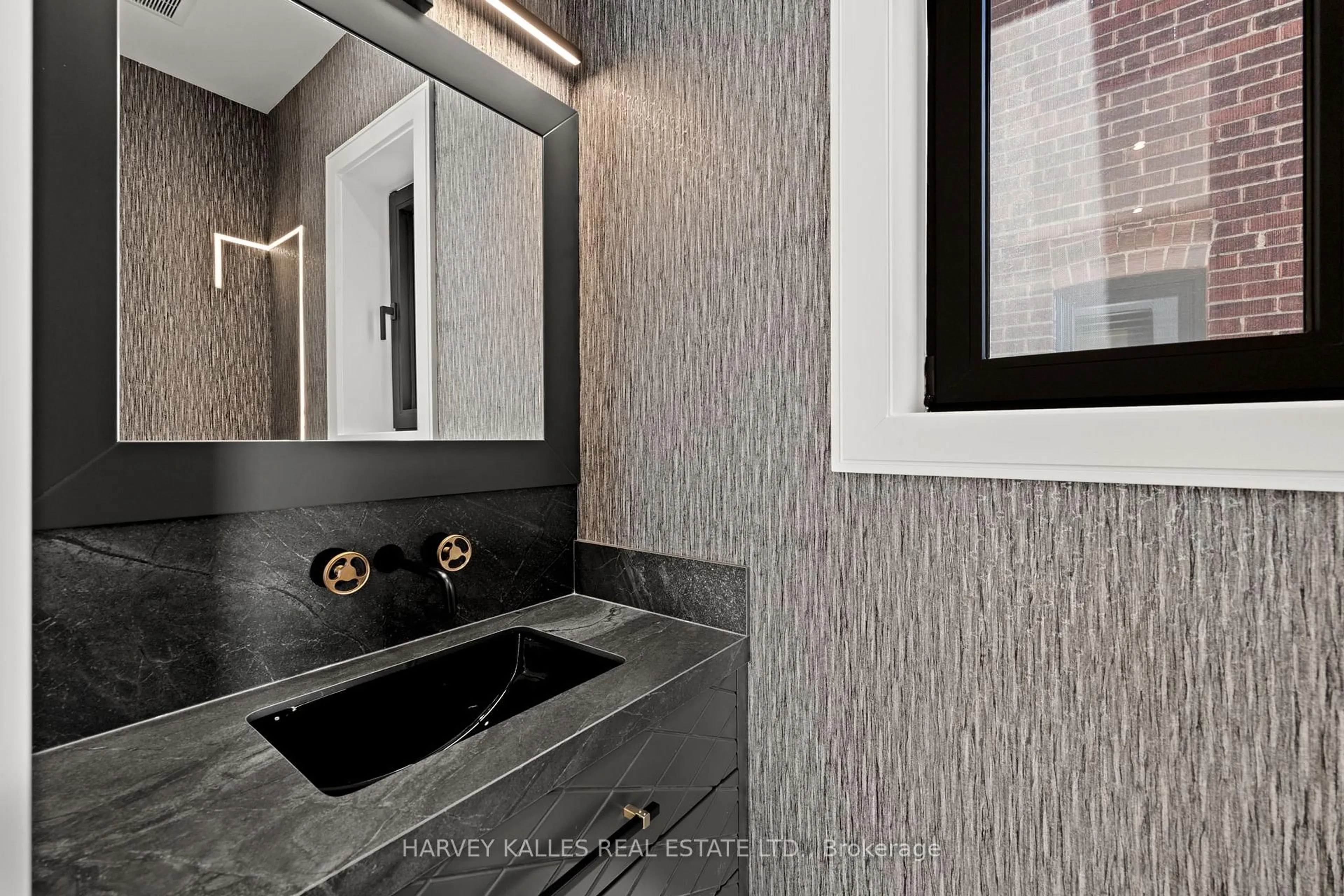 Contemporary bathroom, ceramic/tile floor for 199 Arlington Ave, Toronto Ontario M6C 2Z4