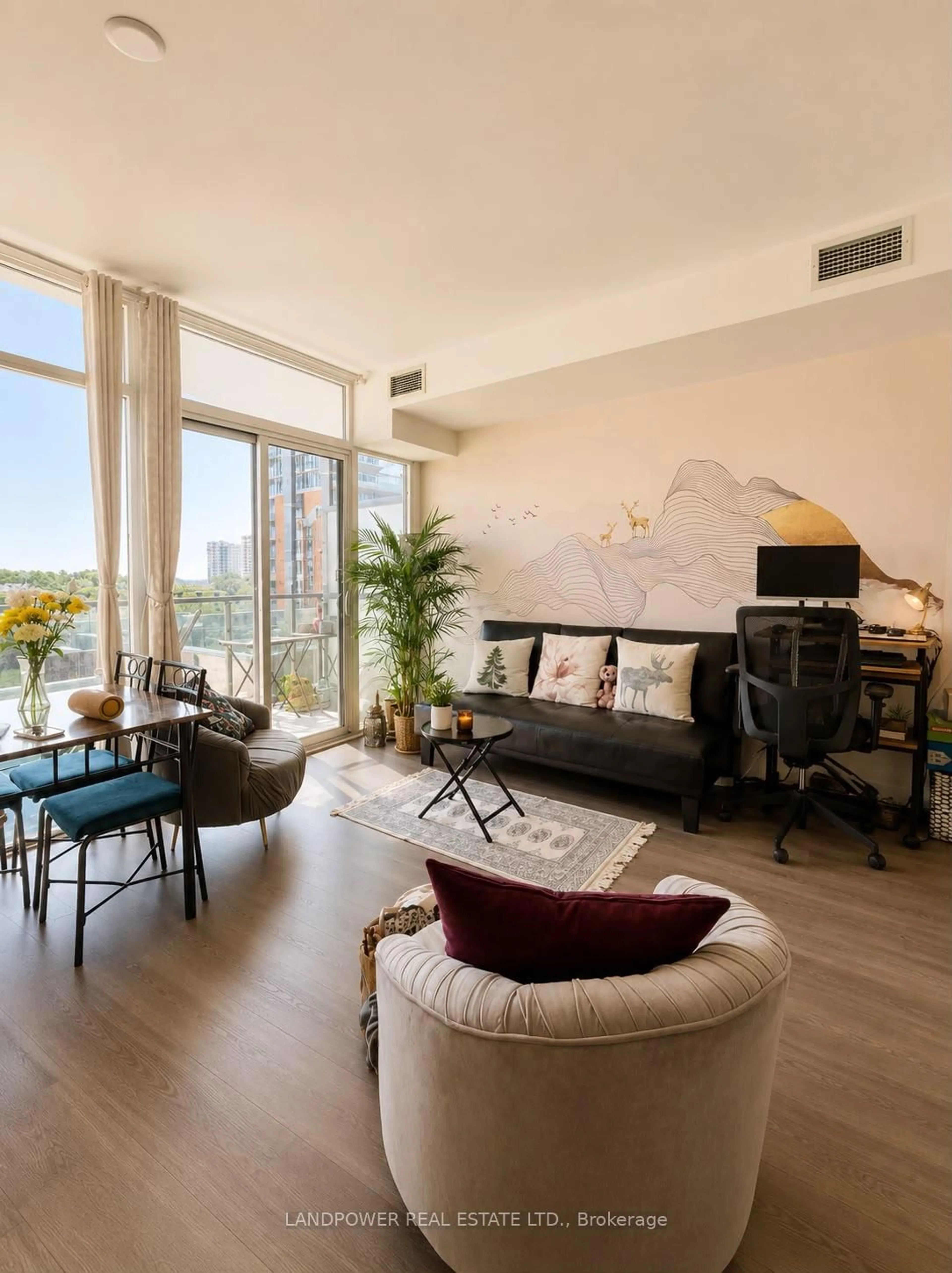 Living room with furniture, unknown for 105 George St #514, Toronto Ontario M5A 0L4