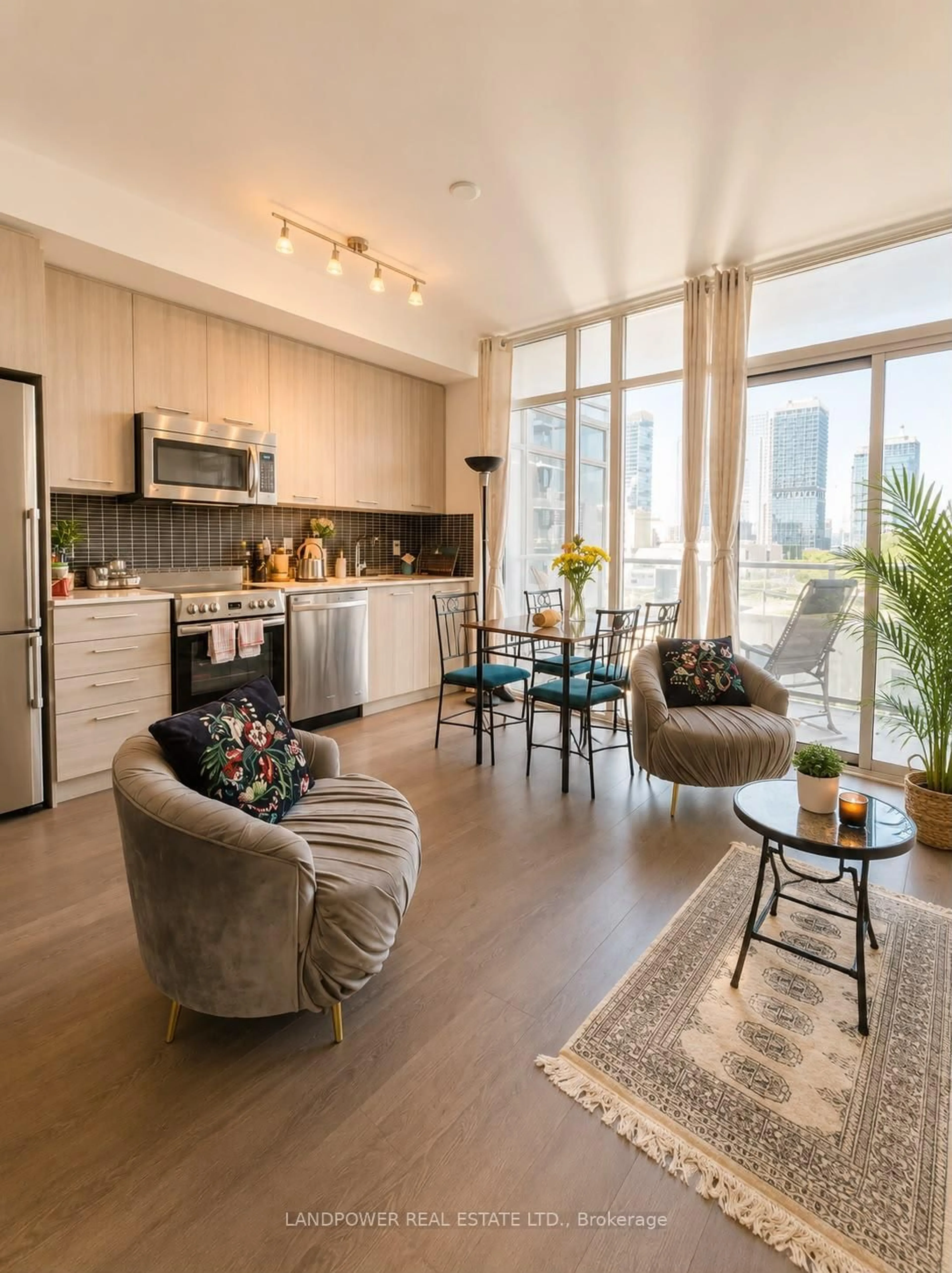 Open concept kitchen, unknown for 105 George St #514, Toronto Ontario M5A 0L4