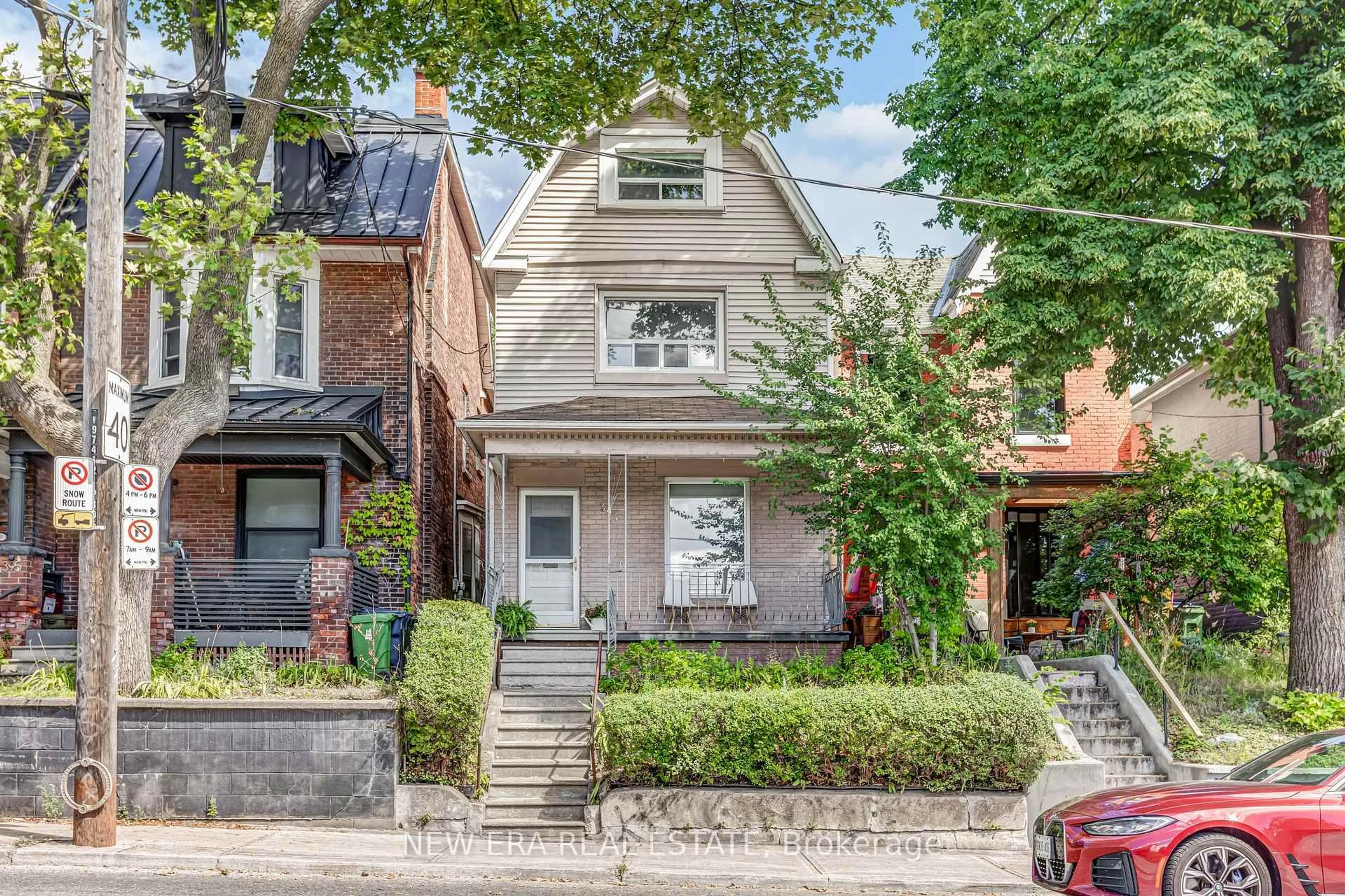 Home with brick exterior material, street for 393 Ossington Ave, Toronto Ontario M6J 3A6