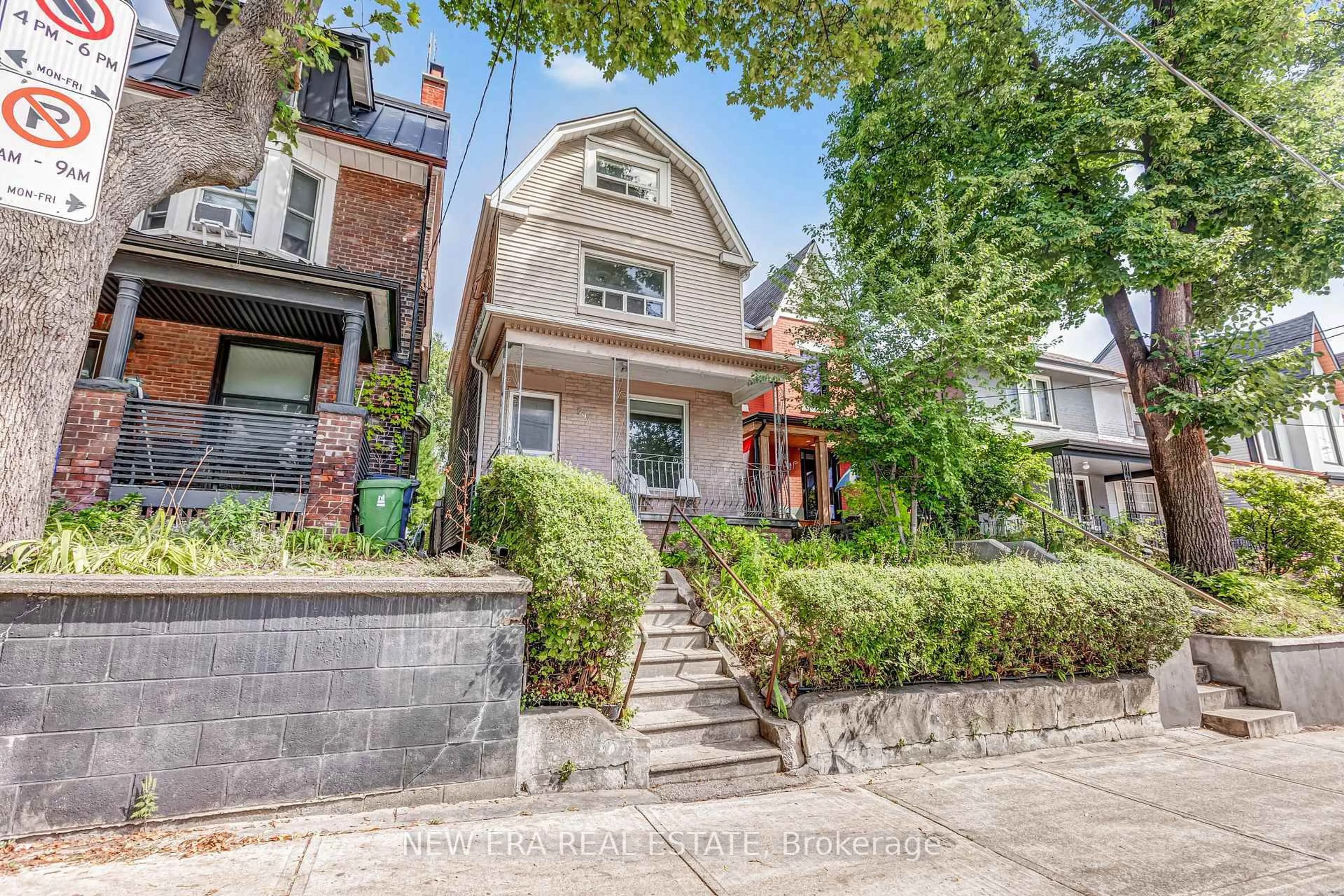 Home with brick exterior material, street for 393 Ossington Ave, Toronto Ontario M6J 3A6
