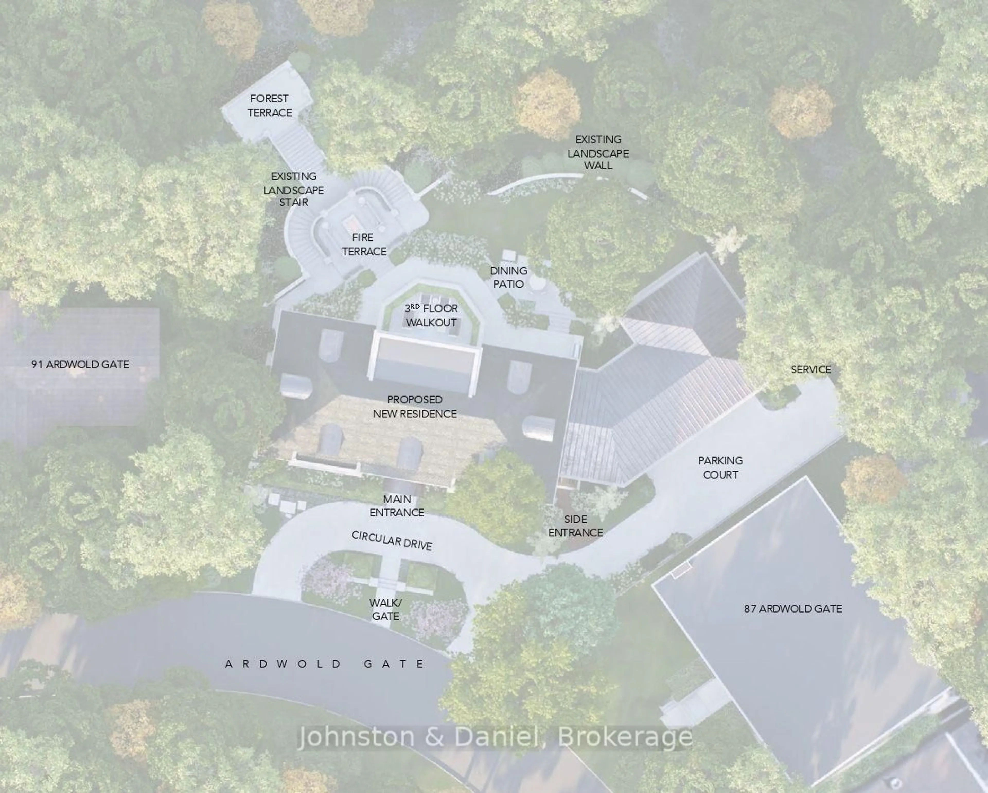 Floor plan for 89 Ardwold Gate, Toronto Ontario M5R 2W1