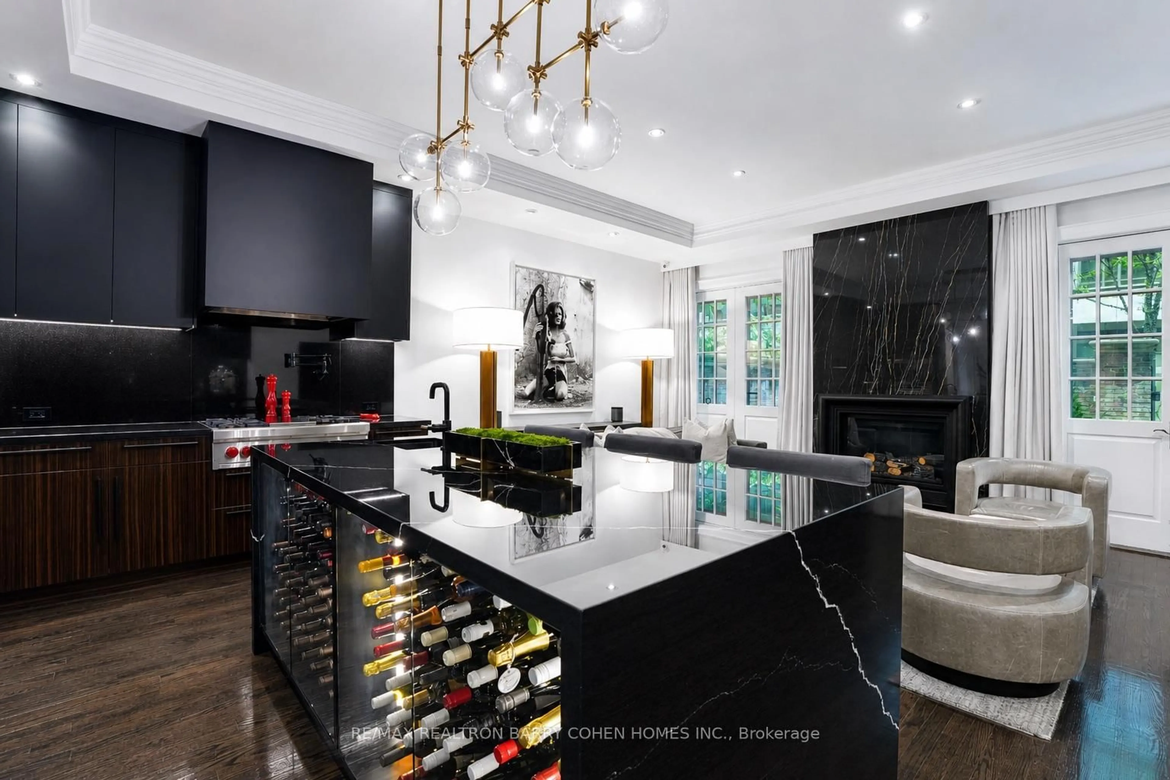 Contemporary kitchen, ceramic/tile floor for 117 Scollard St, Toronto Ontario M5R 1G4