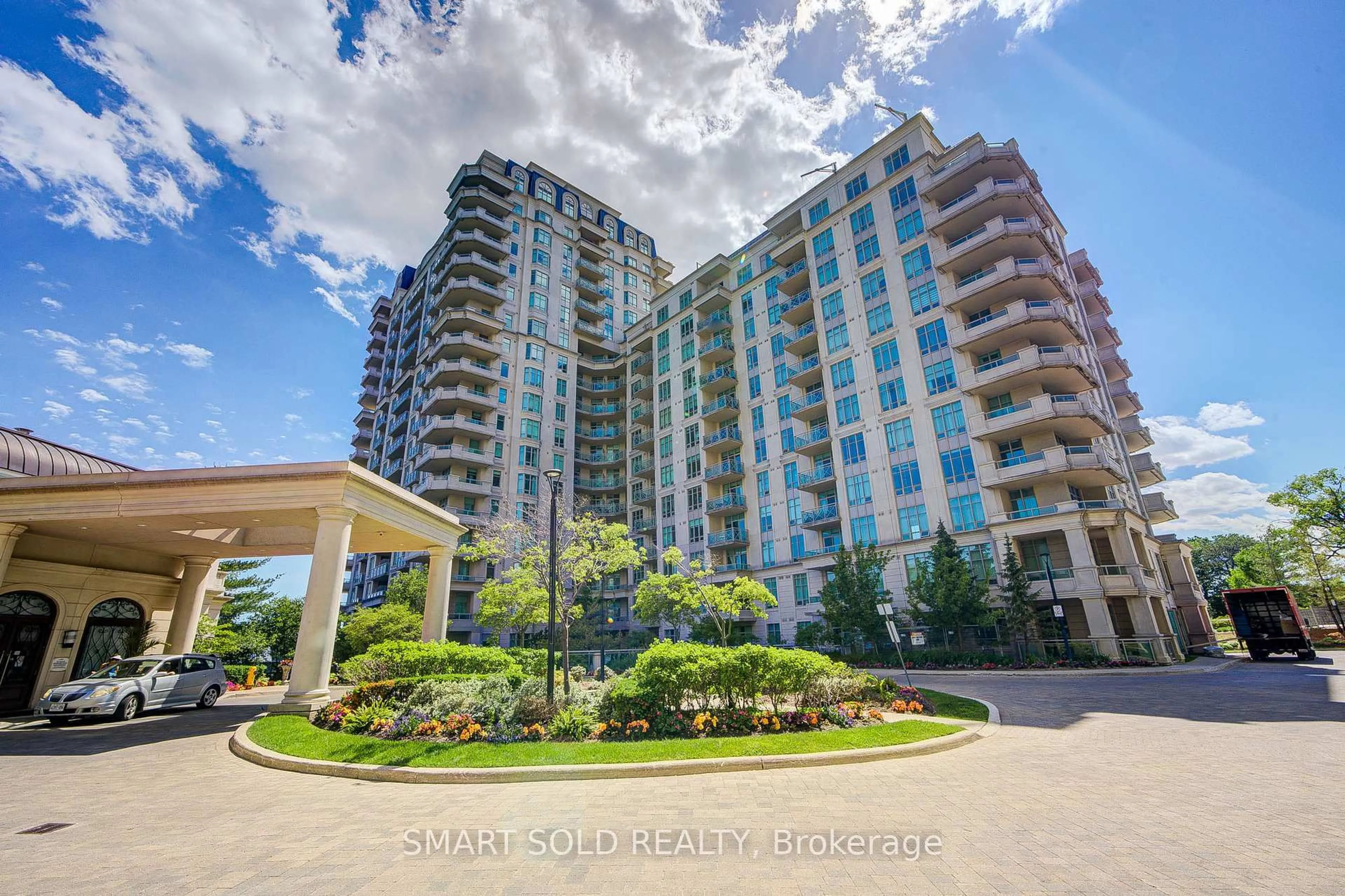 A pic from outside/outdoor area/front of a property/back of a property/a pic from drone, unknown for 10 Bloorview Pl #1514, Toronto Ontario M2J 0B1