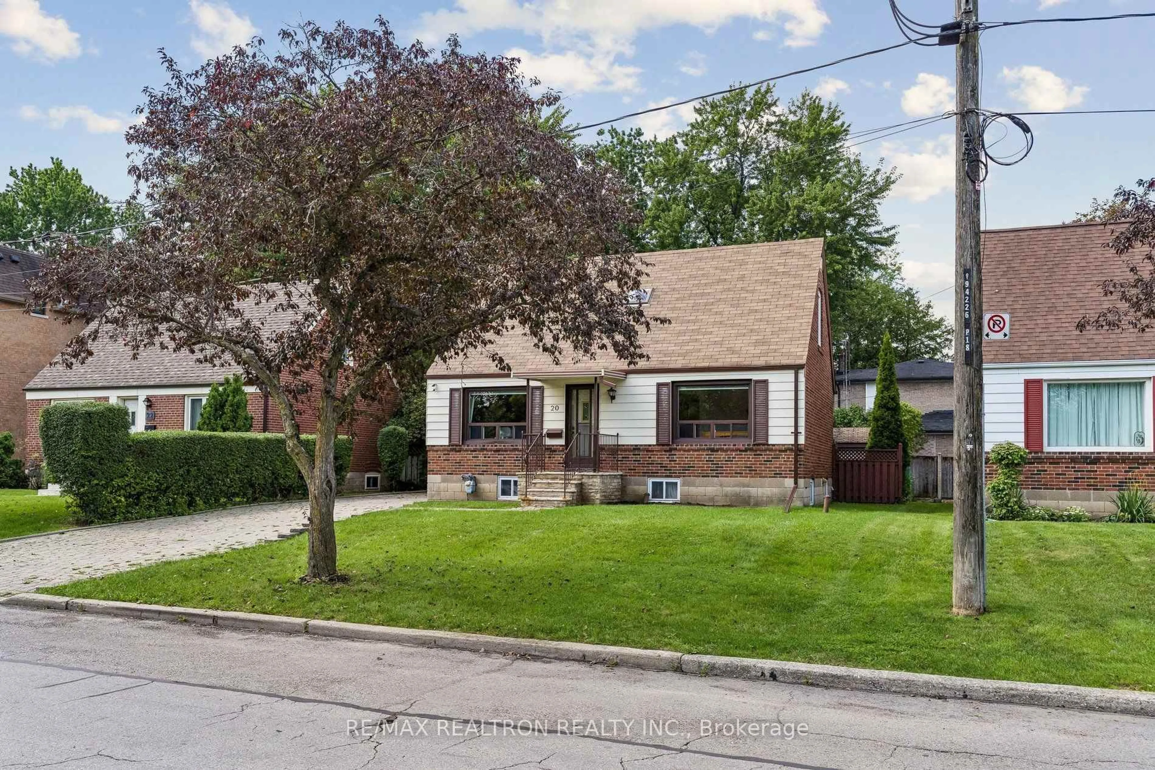 Home with brick exterior material, street for 20 Edithvale Dr, Toronto Ontario M2N 2R5