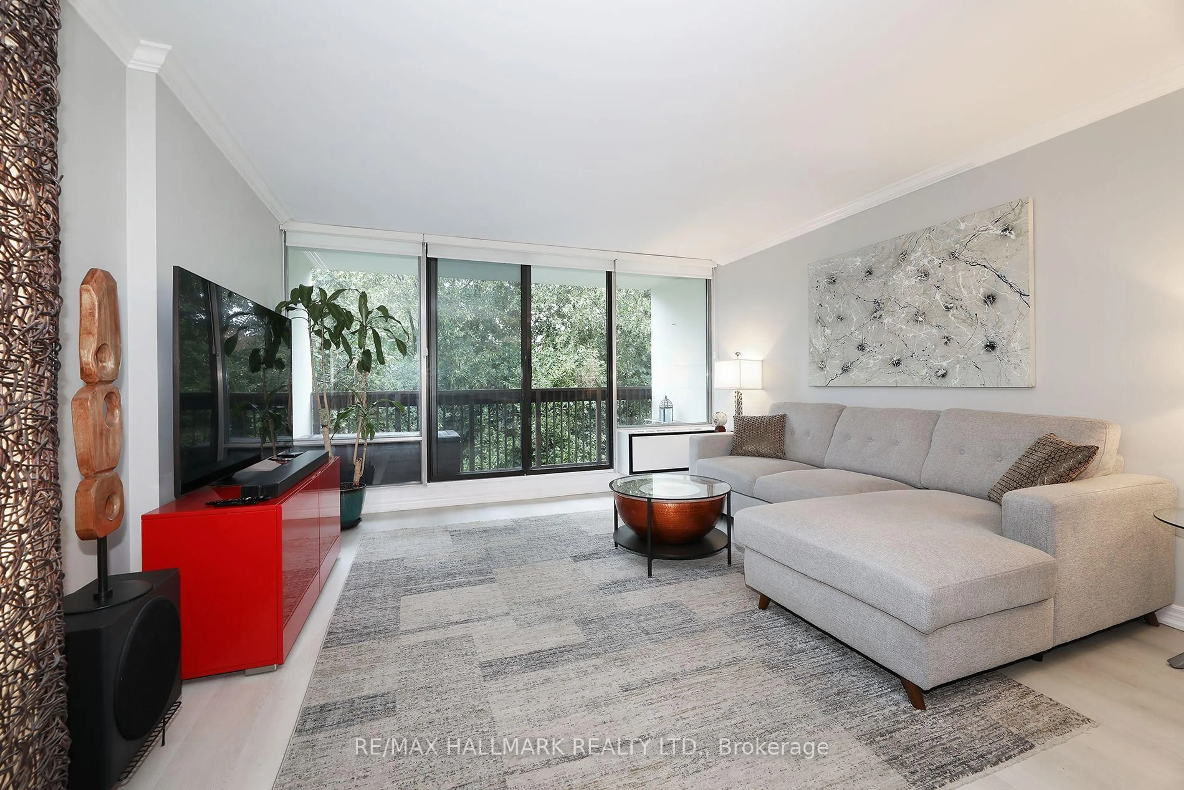 Living room with furniture, unknown for 20 Fashion Roseway #415, Toronto Ontario M2N 6B5