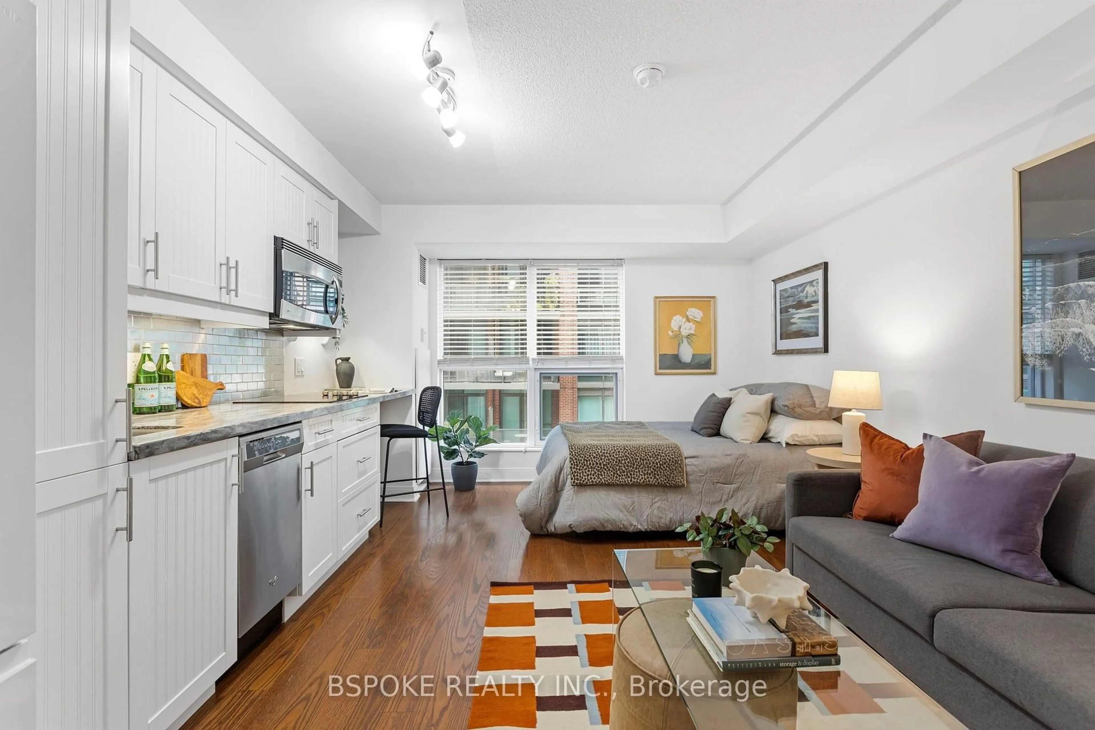 Open concept kitchen, unknown for 1 Scott St #709, Toronto Ontario M5E 1A1