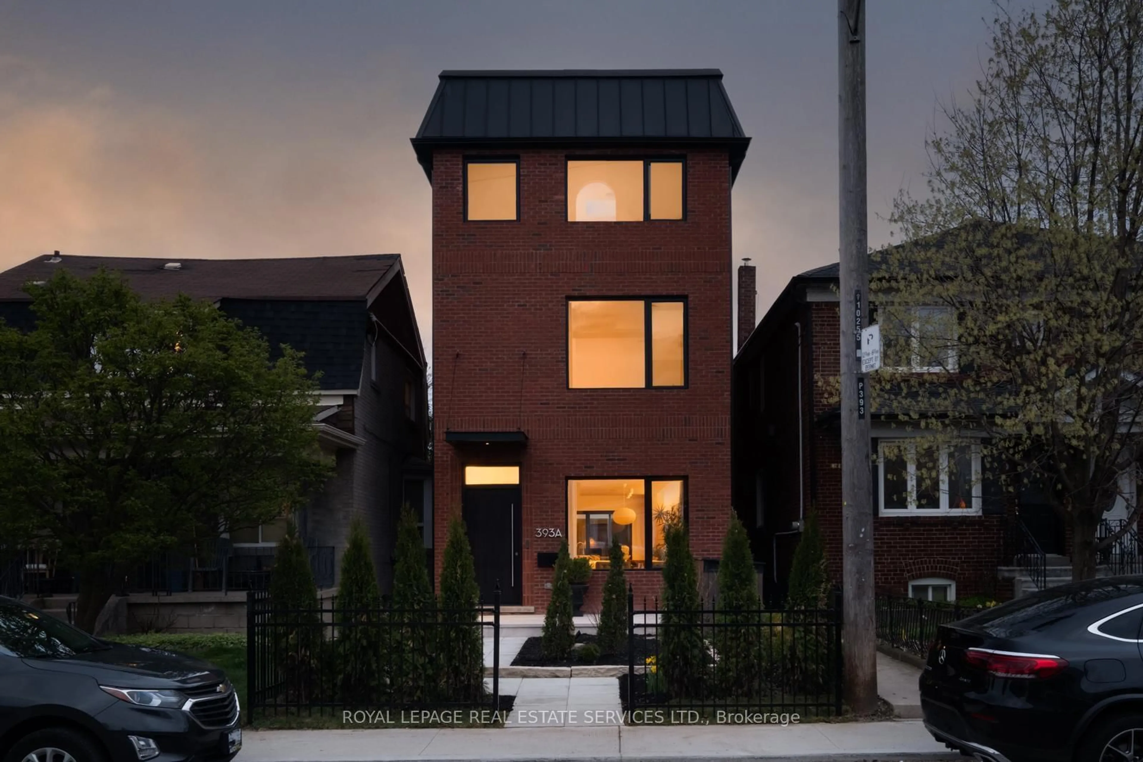 Home with brick exterior material, street for 393A Arlington Ave, Toronto Ontario M6C 3A1