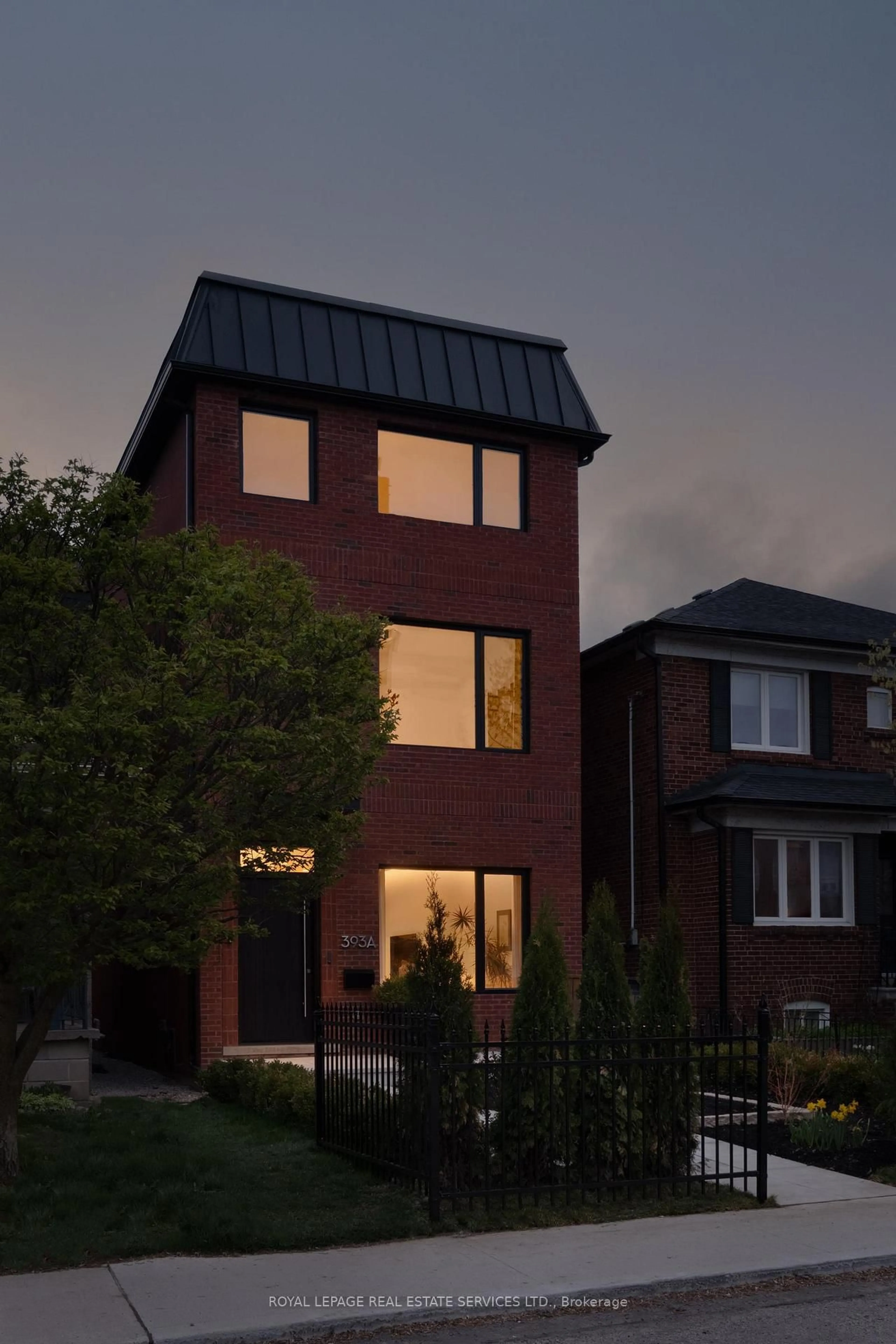 Home with brick exterior material, street for 393A Arlington Ave, Toronto Ontario M6C 3A1