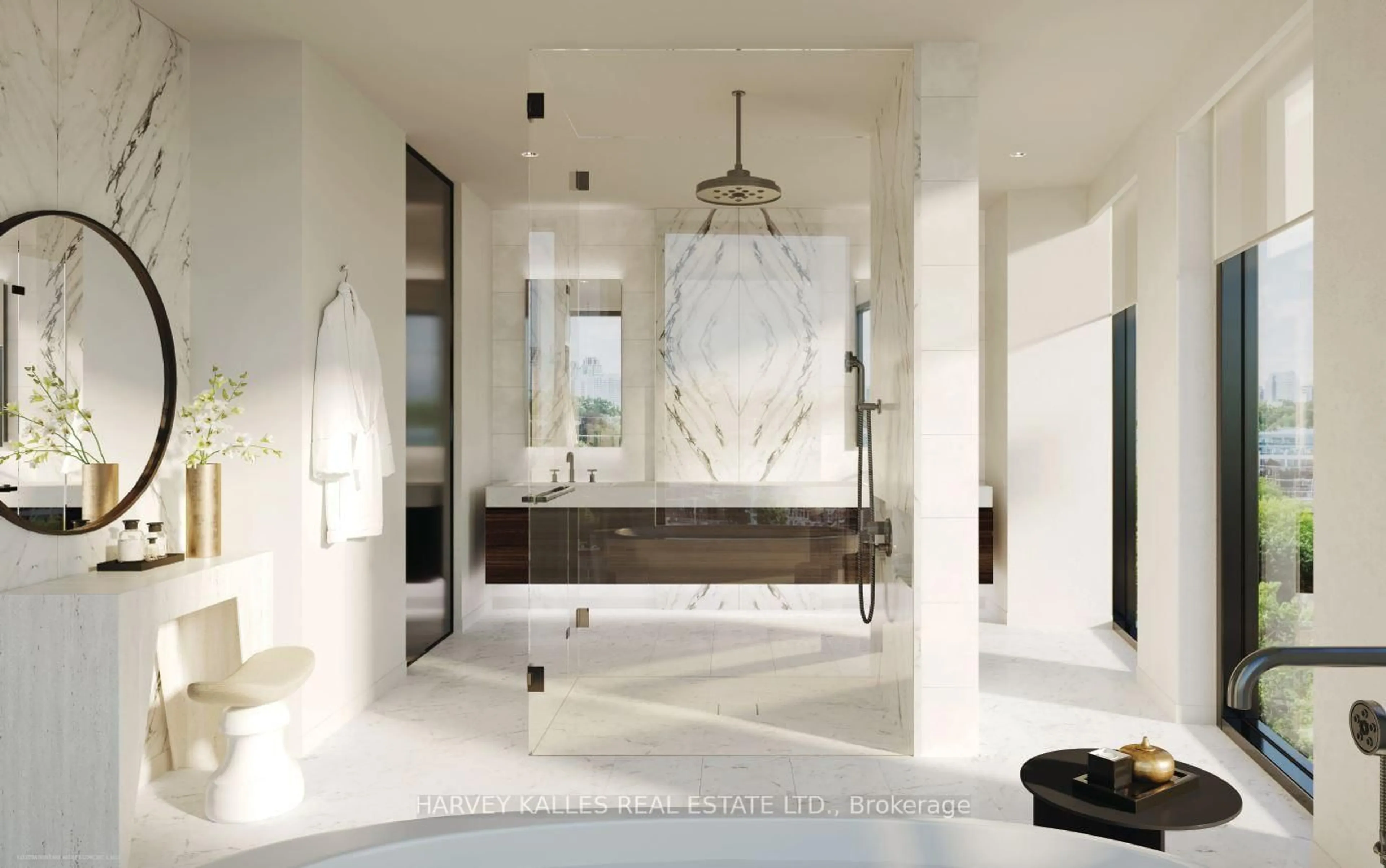 Contemporary bathroom, ceramic/tile floor for 321 Davenport Rd #301, Toronto Ontario M5R 1K5