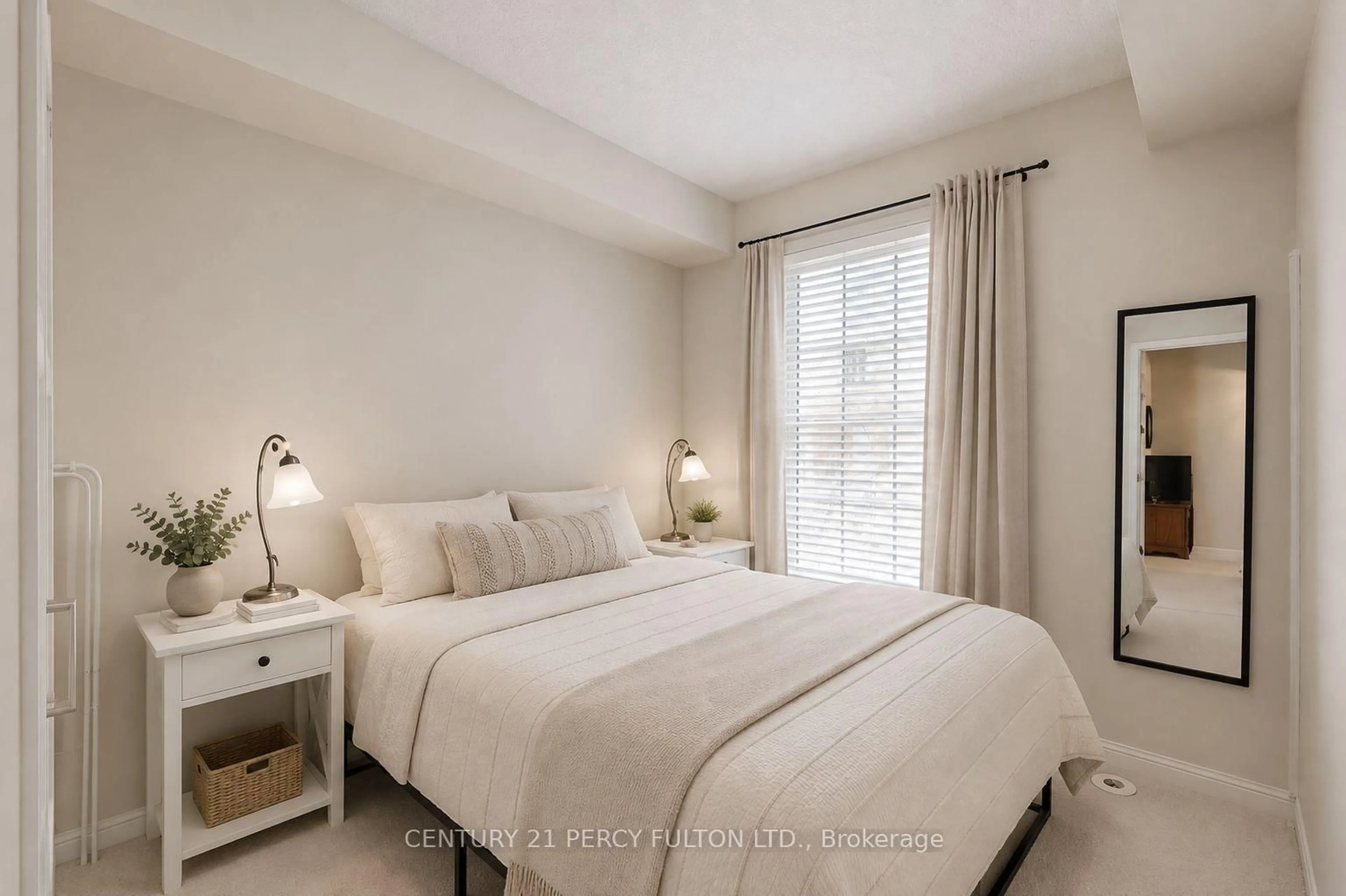 Bedroom with bed, unknown for 3 Everson Dr #538, Toronto Ontario M2N 7C2