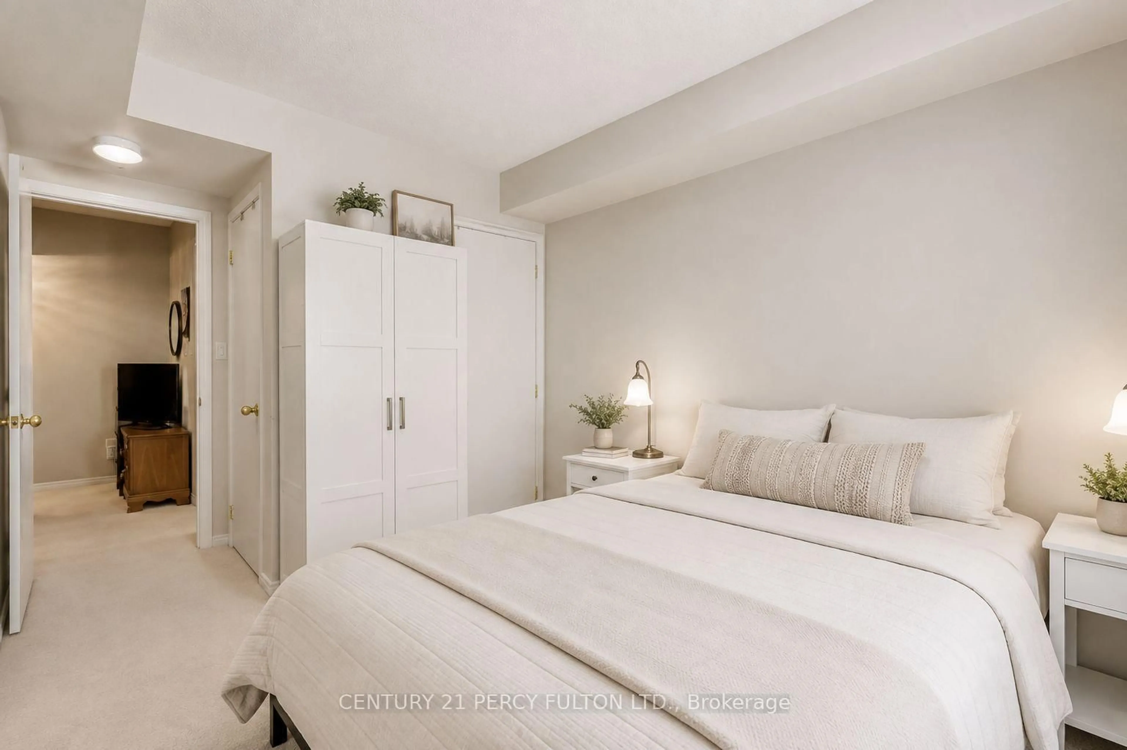 Bedroom with bed, unknown for 3 Everson Dr #538, Toronto Ontario M2N 7C2