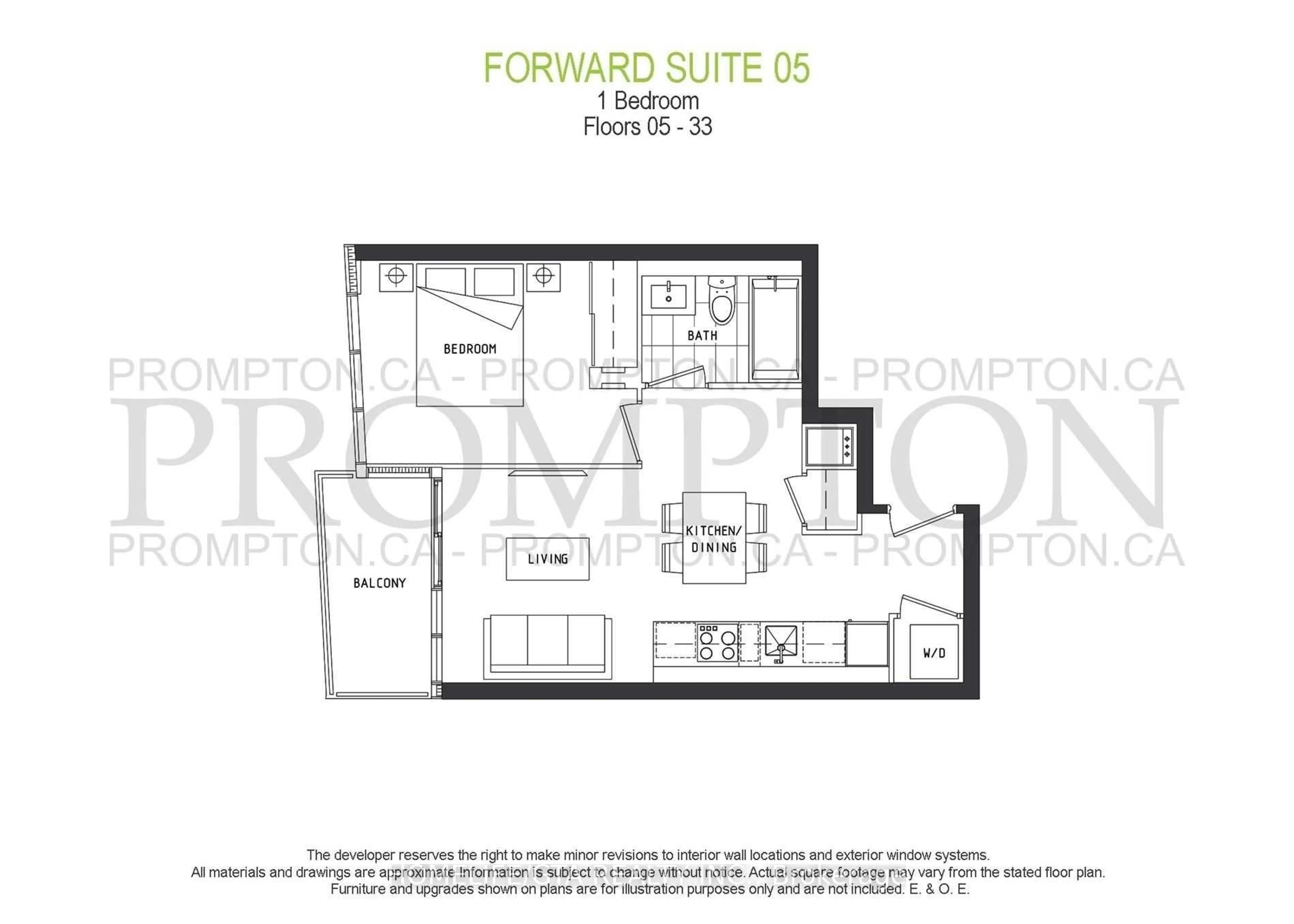 Floor plan for 70 Queens Wharf Rd #2305, Toronto Ontario M5V 0J2