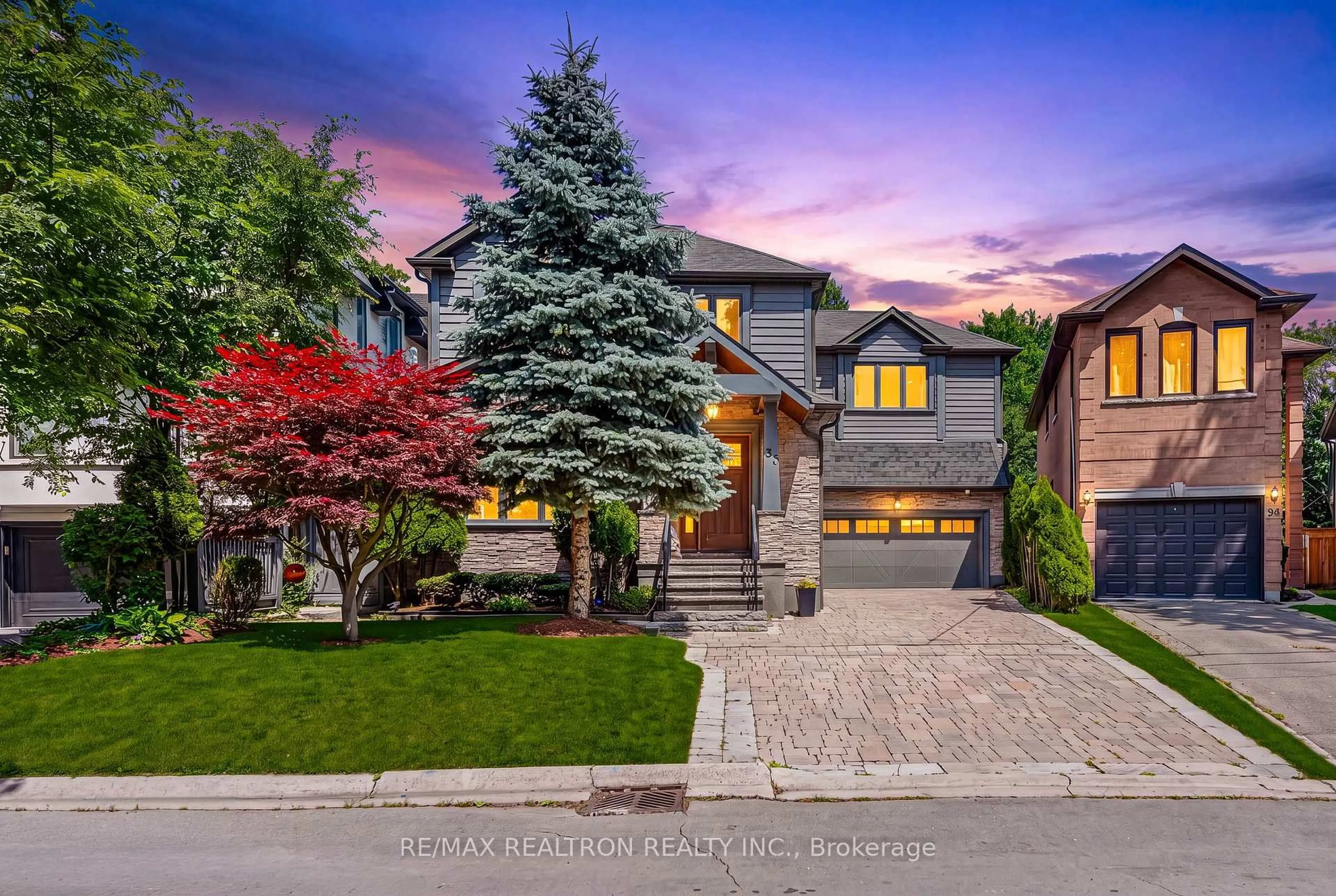 Home with brick exterior material, street for 37 Stuart Cres, Toronto Ontario M2N 1A6