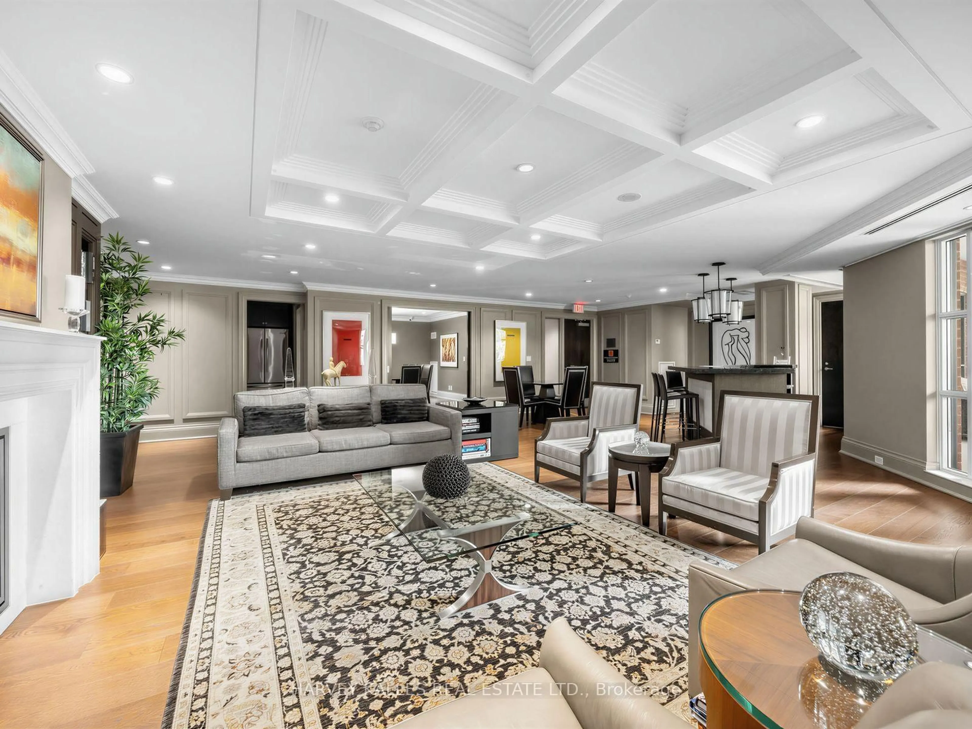 Living room with furniture, unknown for 1717 Avenue Rd #420, Toronto Ontario M5M 0A2