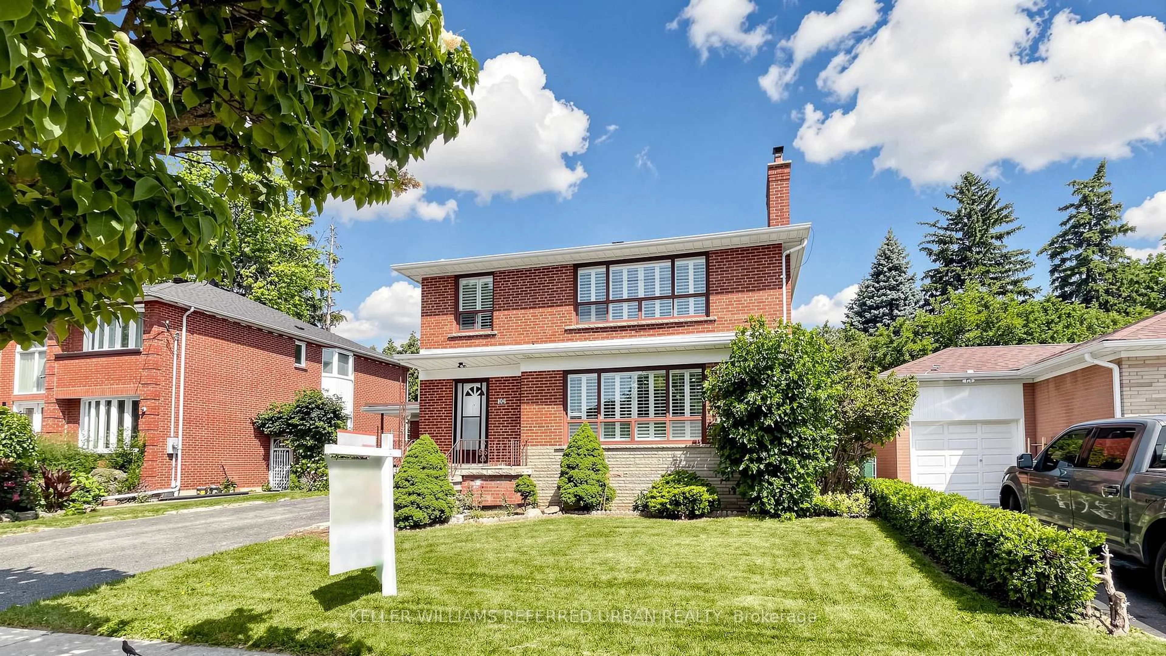 Home with brick exterior material, street for 104 Otonabee Ave, Toronto Ontario M2M 2S8