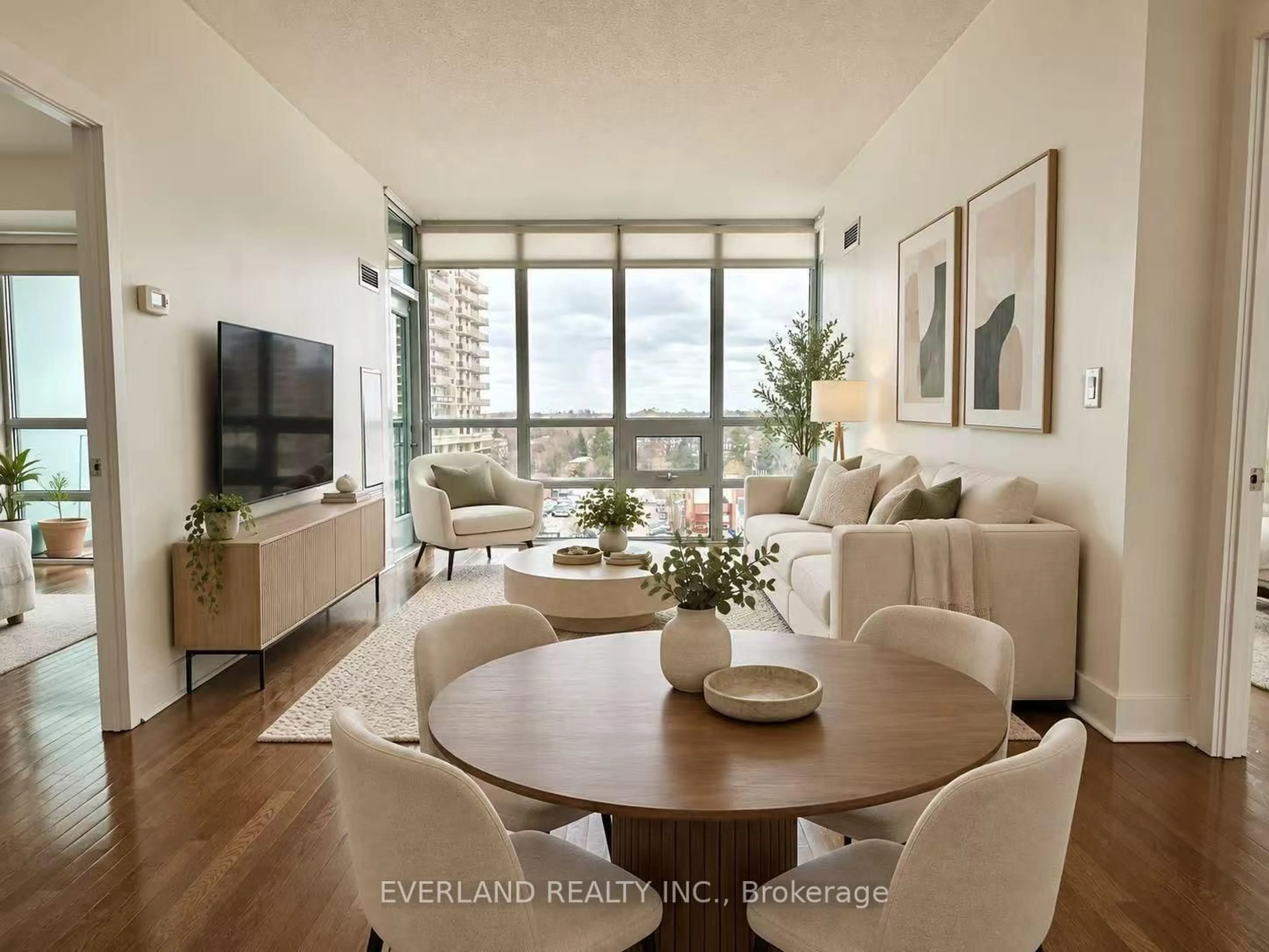 Living room with furniture, unknown for 26 Norton Ave #901, Toronto Ontario M2N 0C6