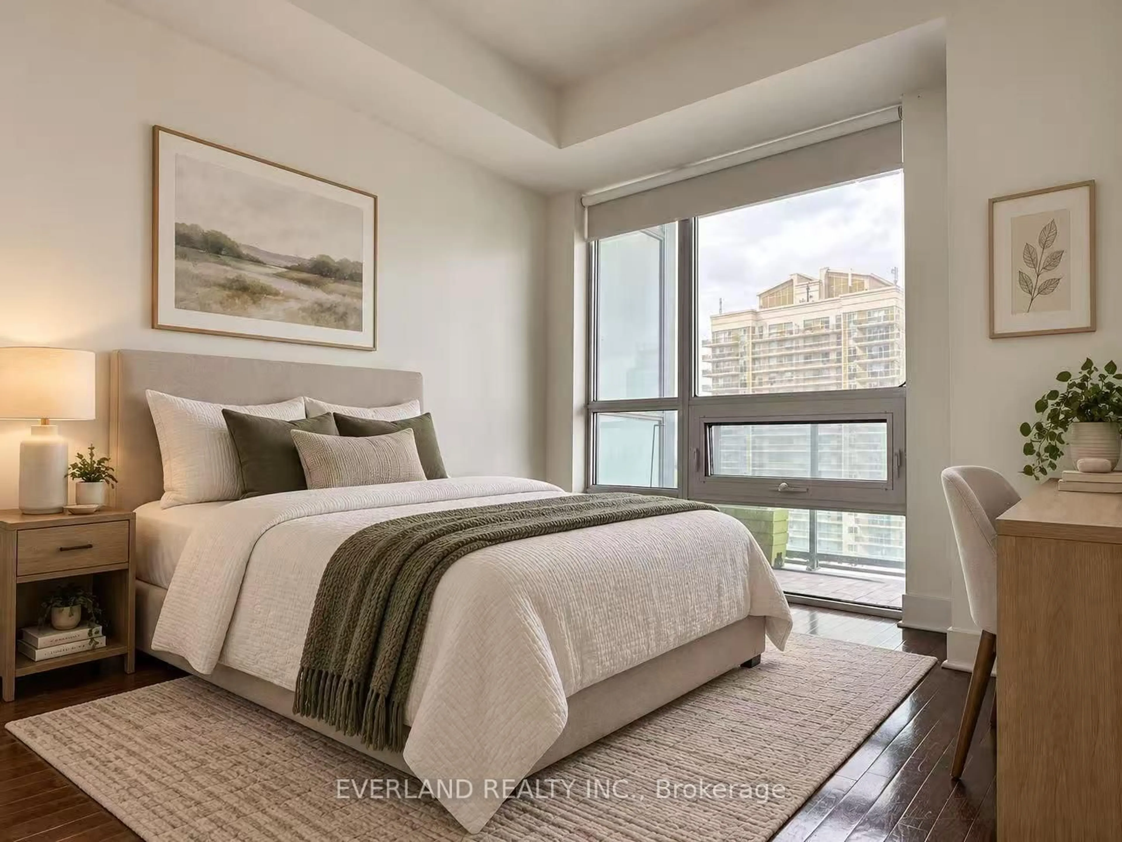 Bedroom with bed, unknown for 26 Norton Ave #901, Toronto Ontario M2N 0C6