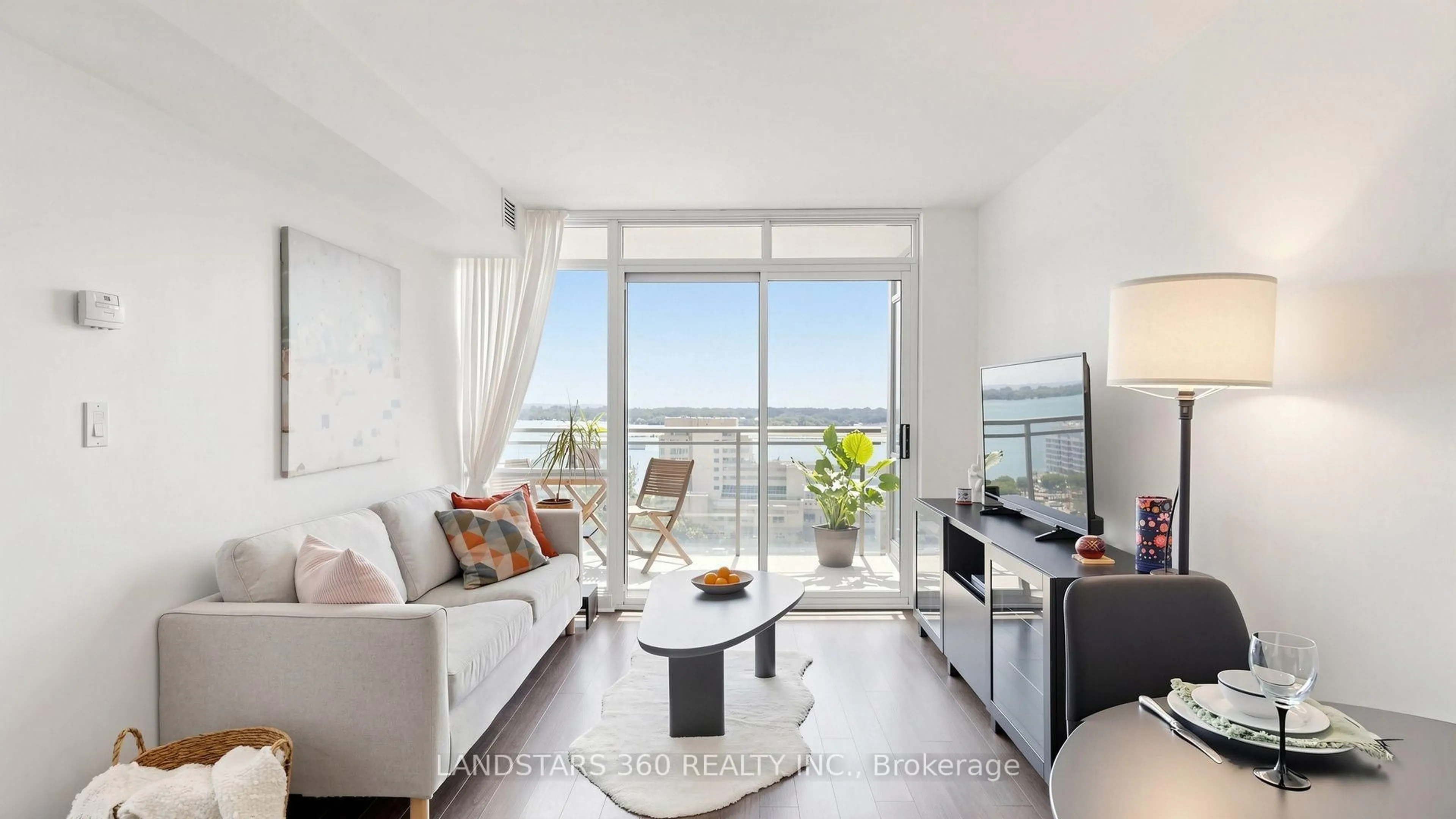 Living room with furniture, unknown for 15 Fort York Blvd #1811, Toronto Ontario M5V 3Y4