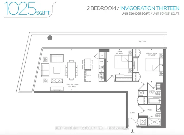1 Bloor St #326, Toronto 3