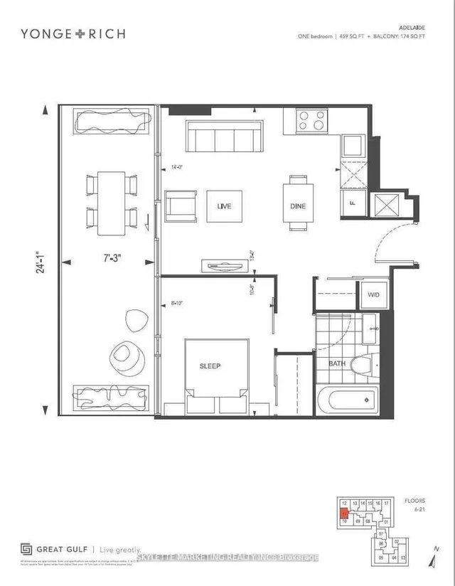 25 Richmond St #1011, Toronto 4