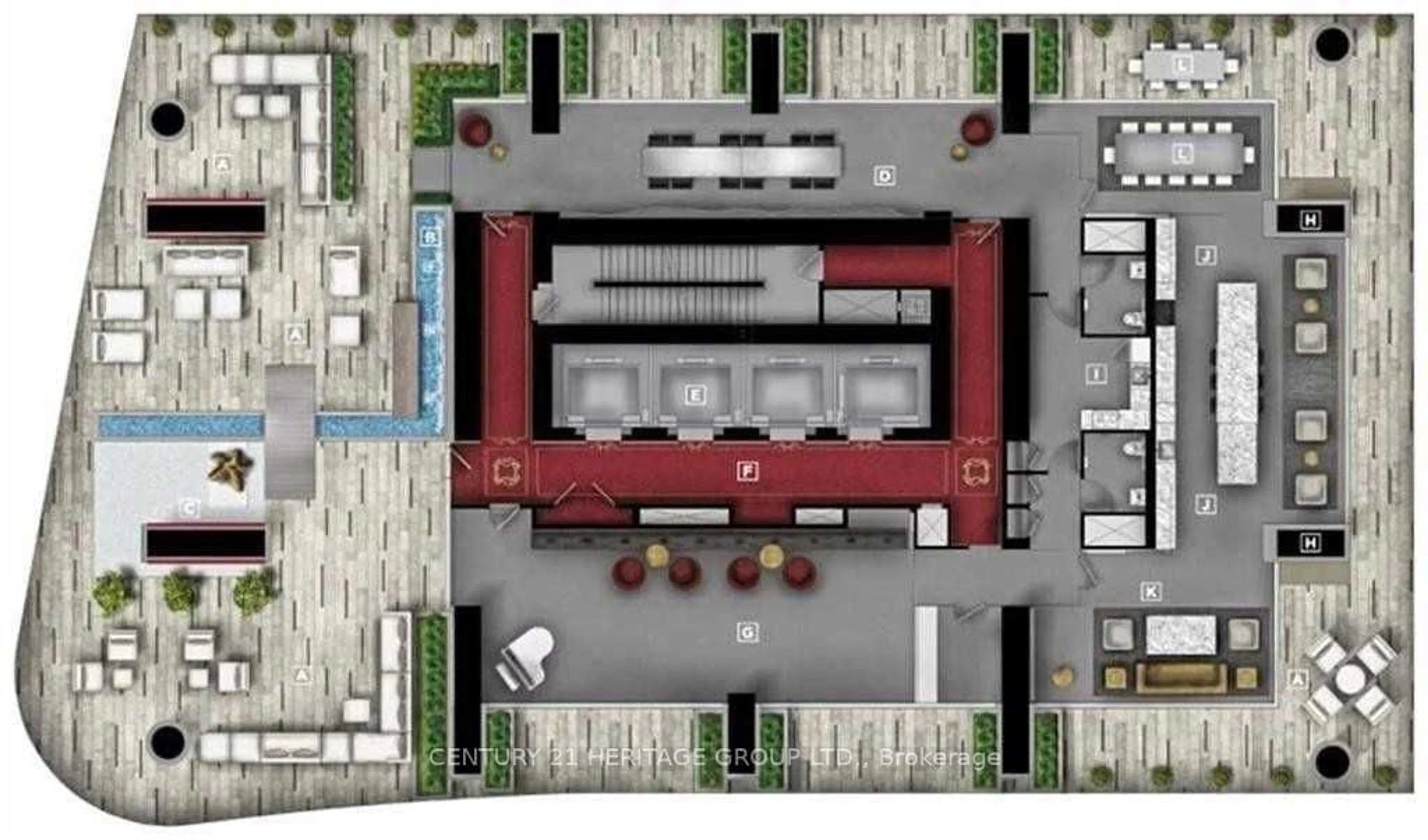 Lobby for 197 Yonge St #2310, Toronto Ontario M5B 1M4