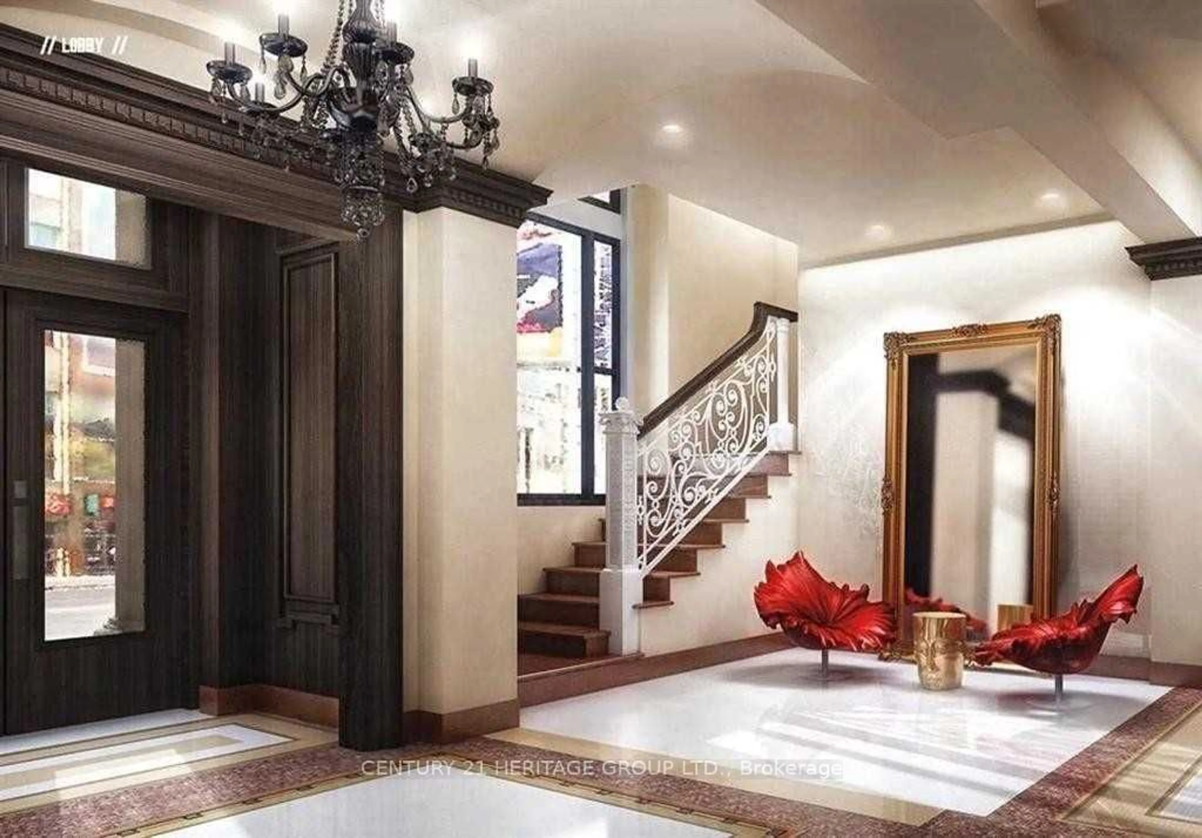 Indoor foyer for 197 Yonge St #2310, Toronto Ontario M5B 1M4