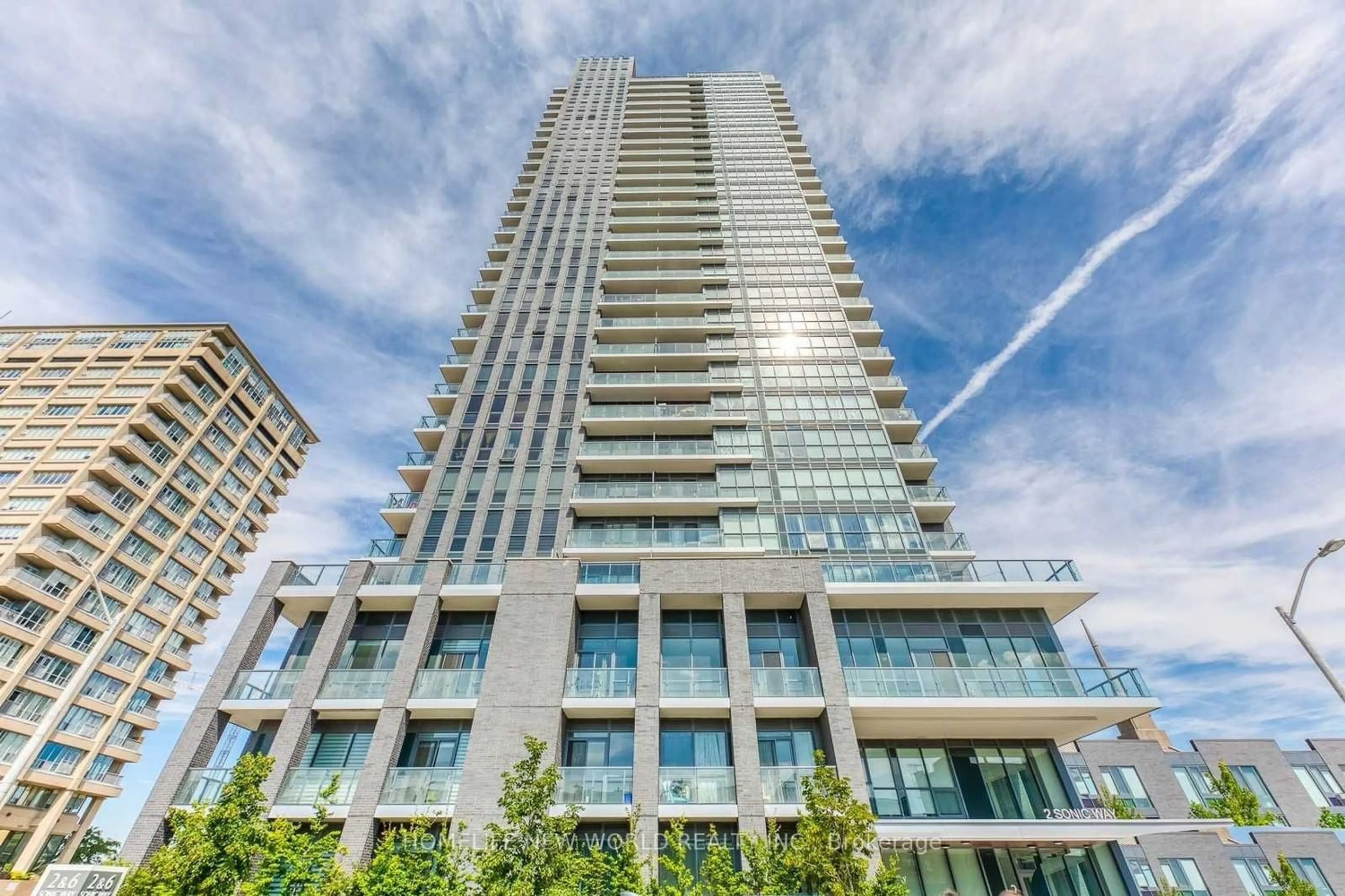 A pic from exterior of the house or condo for 2 Sonic Way #2610, Toronto Ontario M3C 0P2