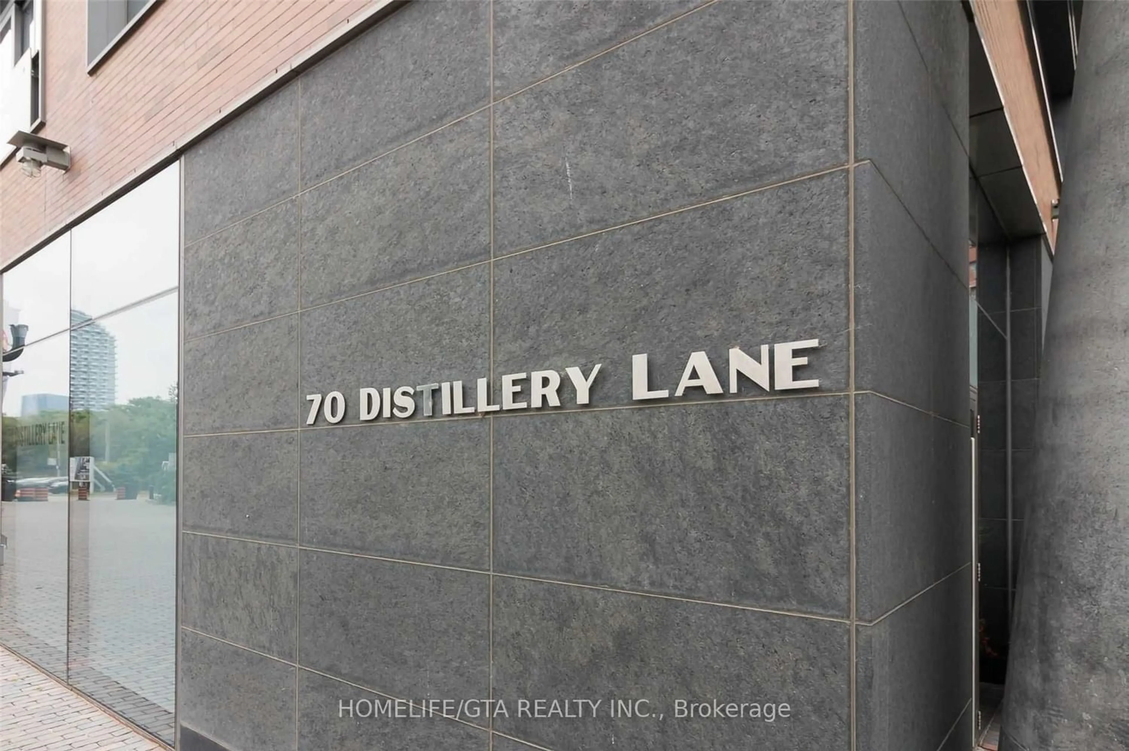 Entrance door to the home or apartment or basement for 70 Distillery Lane #2302, Toronto Ontario M5A 0E3